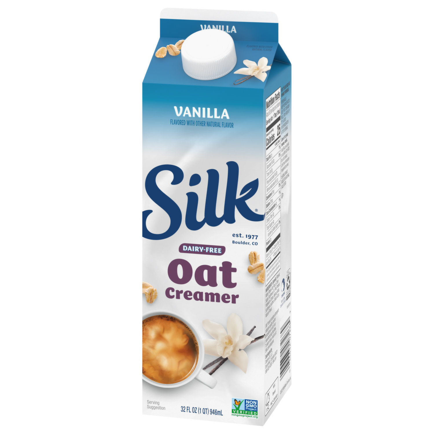 Silk Oat Creamer, Dairy-Free, Vanilla