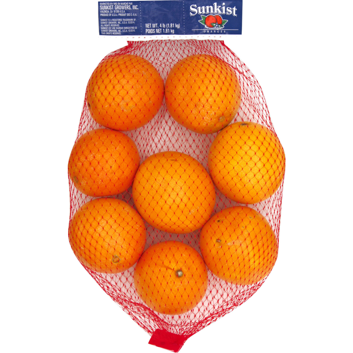 Fresh Navel Oranges, 4 lb Bag