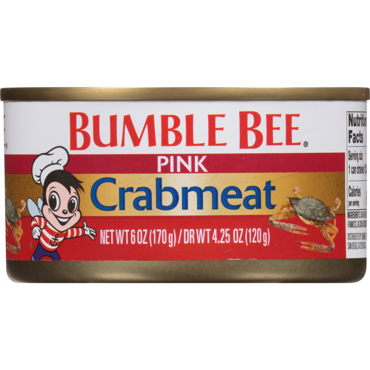 bumble bee canned crab meat