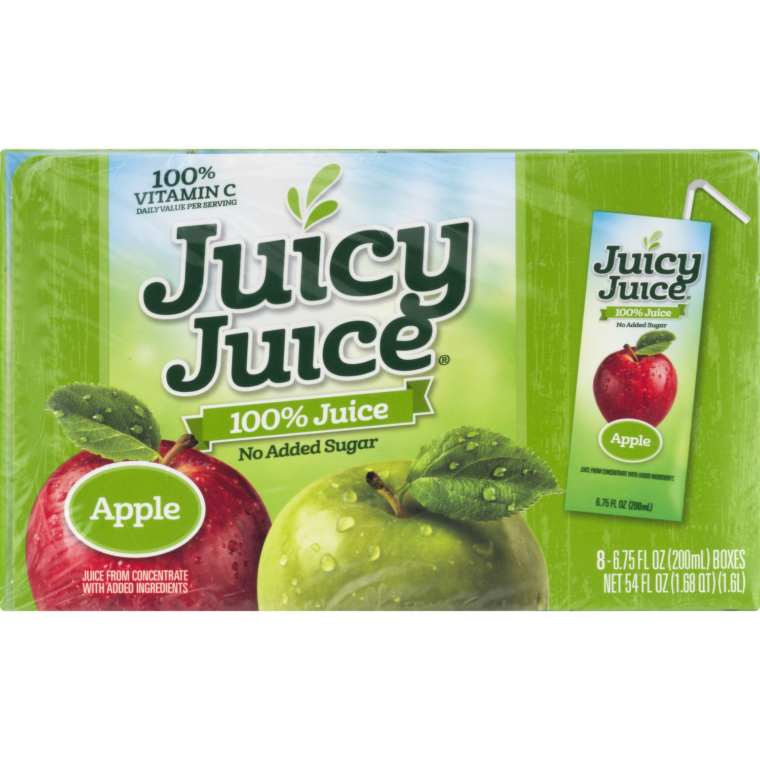 Juicy Juice Organics Apple Juice 100% Organic Apple Juice, 8 ct