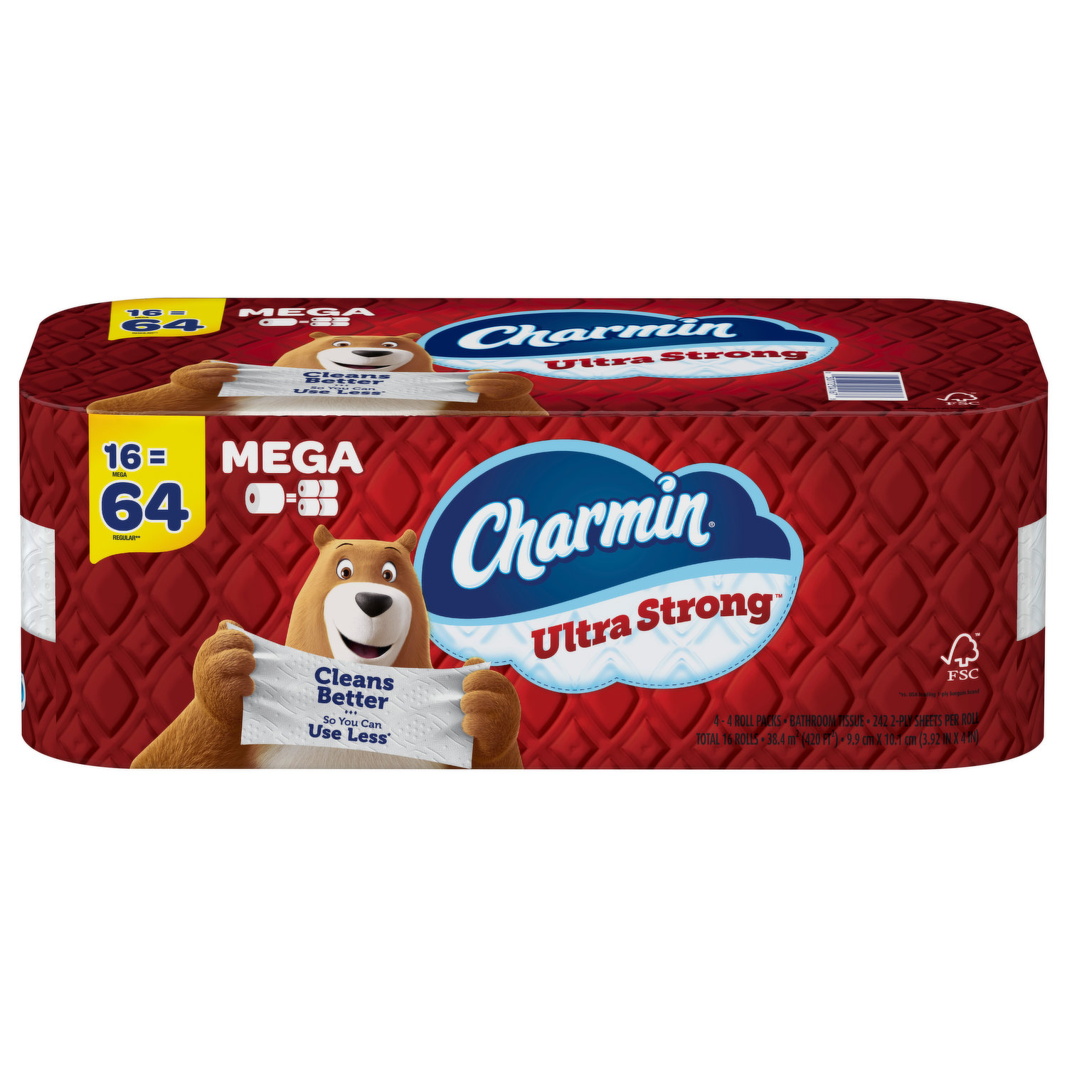 Charmin Ultra Soft Toilet Paper, 18 Mega Rolls