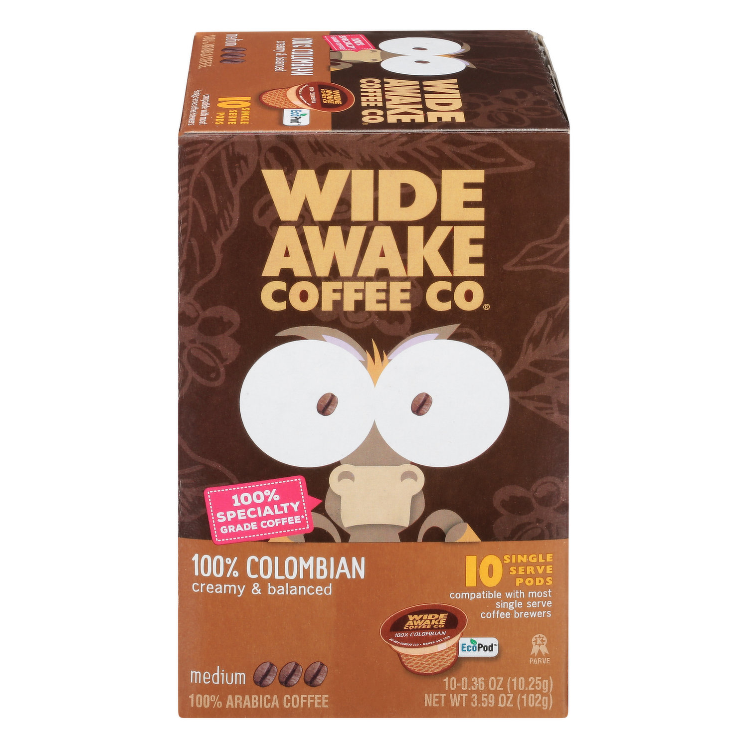 Single Serve Coffee Pods, Colombian