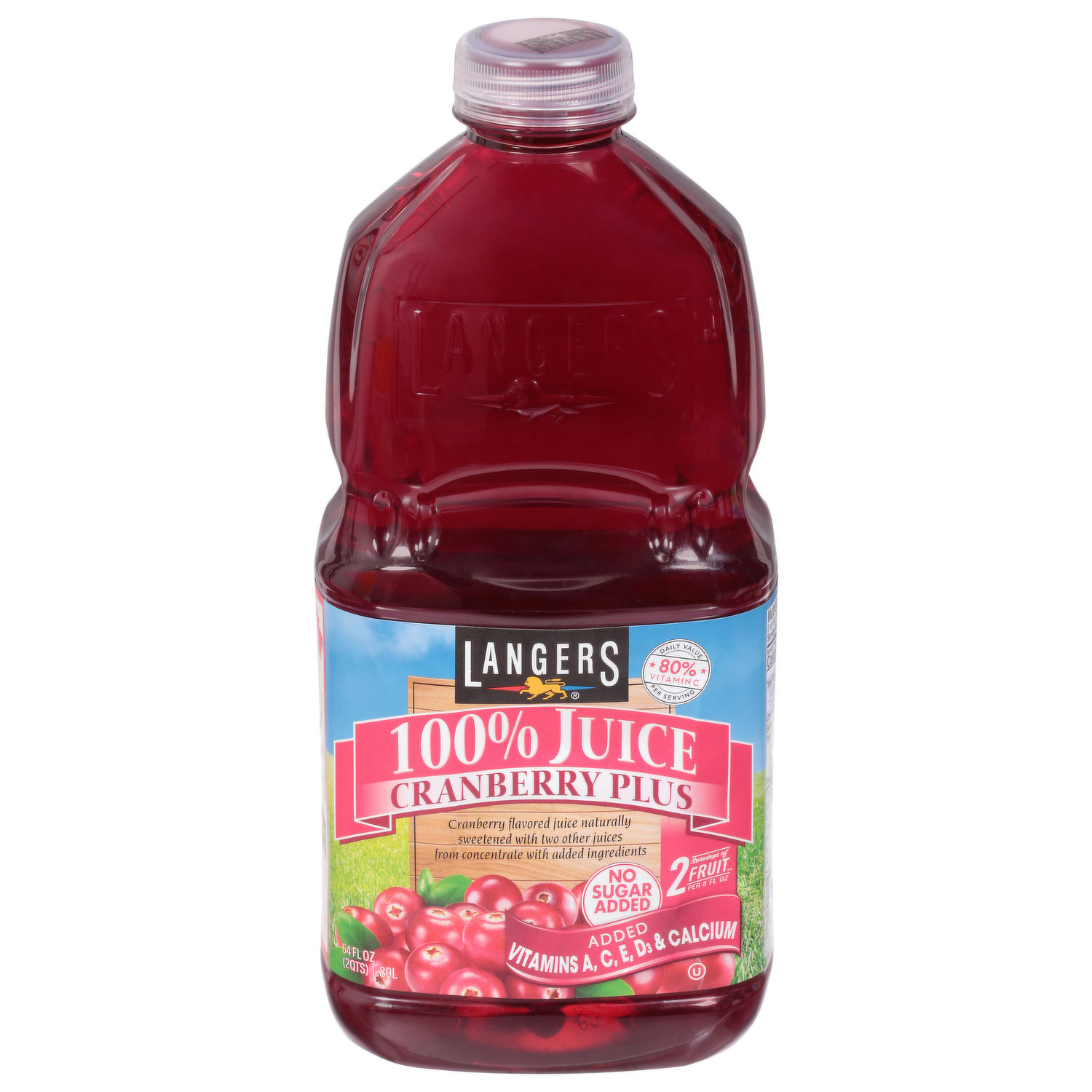 Langers Apple Juice Drink, 64, 49% OFF