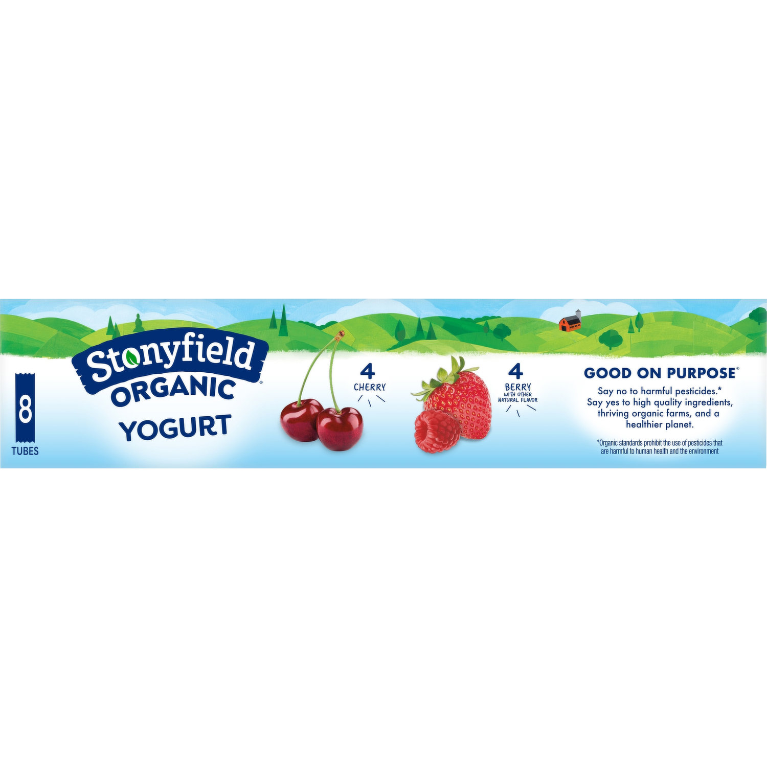 Stonyfield Organic Lowfat Yogurt, Plain, 32 oz. Cup; Multi Serve