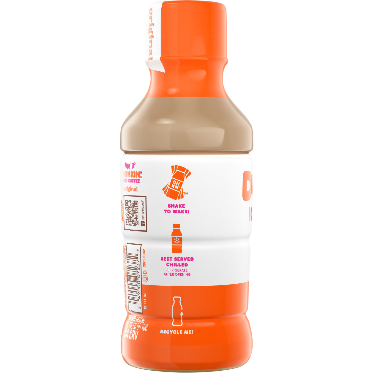 Dunkin' Original, Iced Bottled Coffee Drink, 13.7 fl oz 