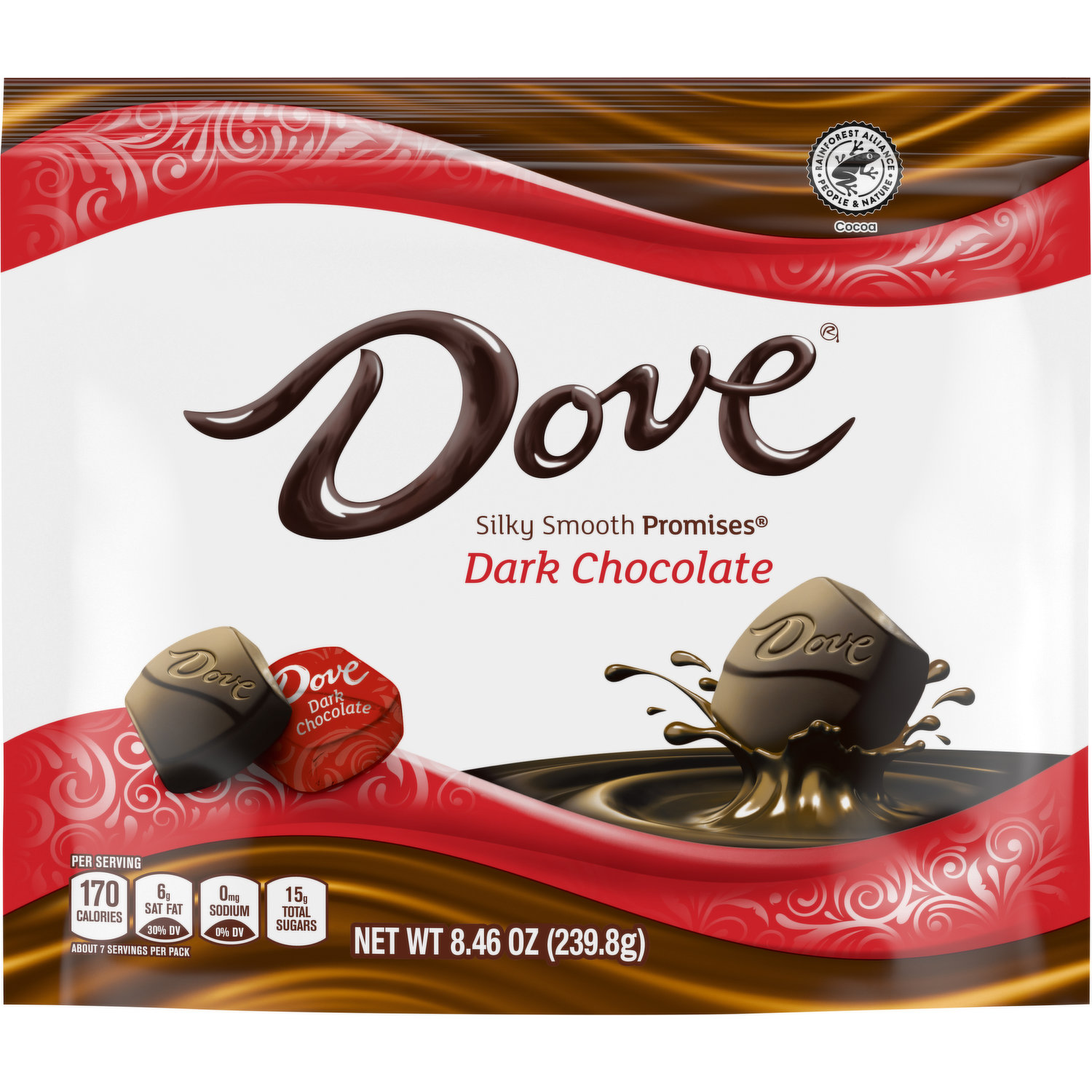 DOVE PROMISES Dark Chocolate & Peanut Butter