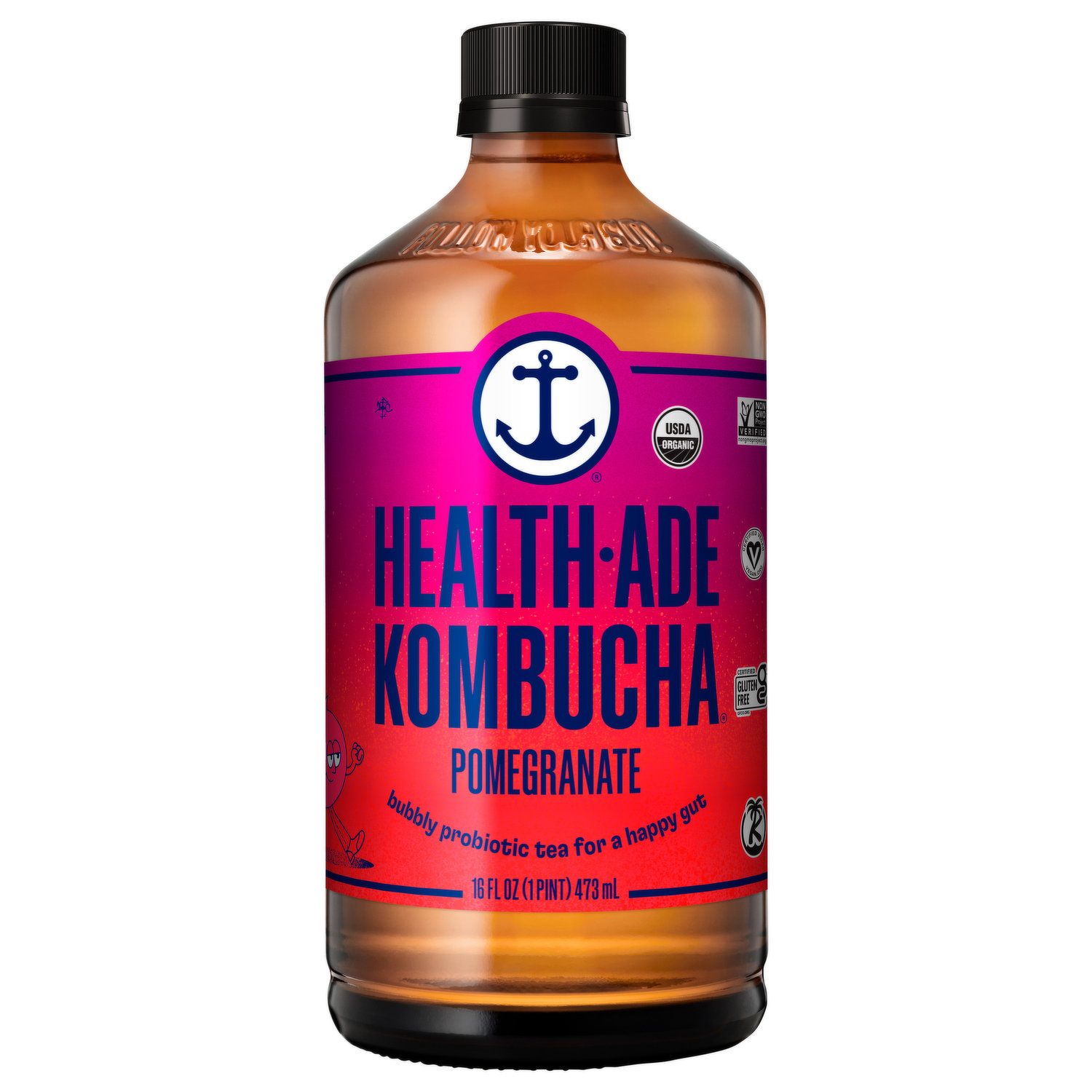 Health-Ade Kombucha, Pomegranate - King Kullen