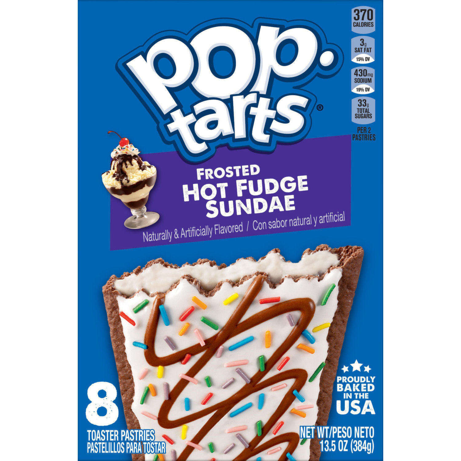 Pop-Tarts - Pop-Tarts, Toaster Pastries - Breakfast Toaster Pastries,  Frosted Chocolate Fudge, Proudly Baked in the USA, 12ct 20.3oz (20.3 oz), Shop