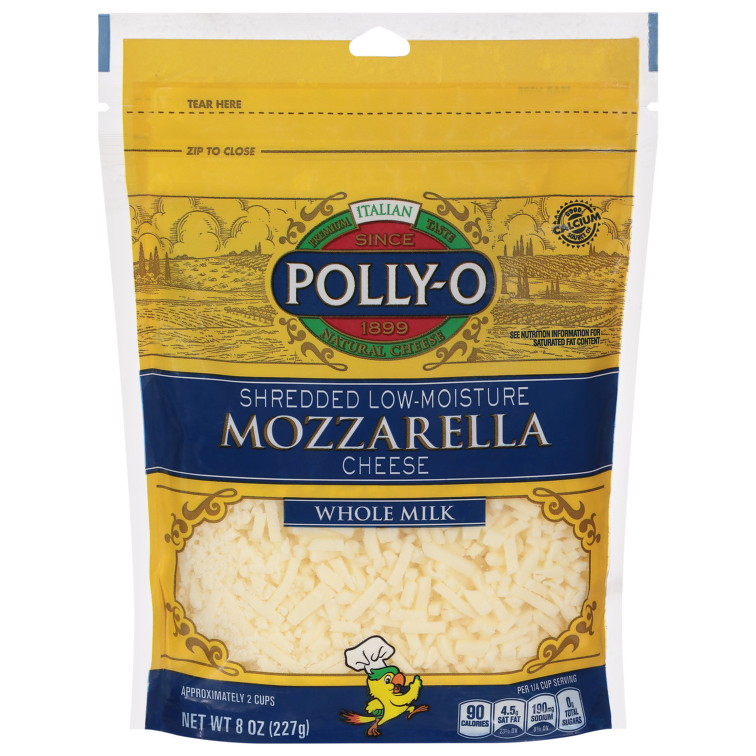 POLMLEK Mozzarella cheese shredded