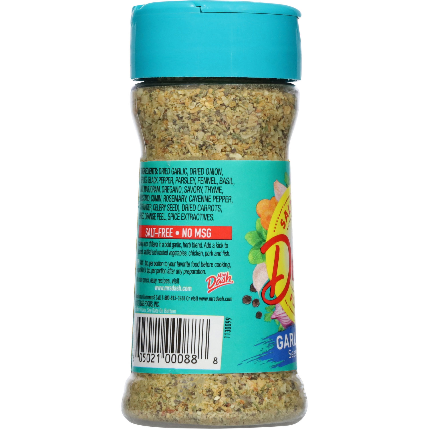 Dash Seasoning Blends Garlic & Herb / 21 Oz-6 Count