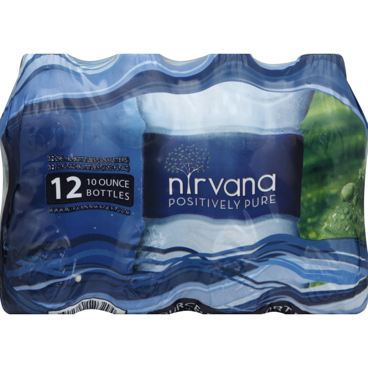 Nirvana Water, Natural Spring, Positively Pure - King Kullen