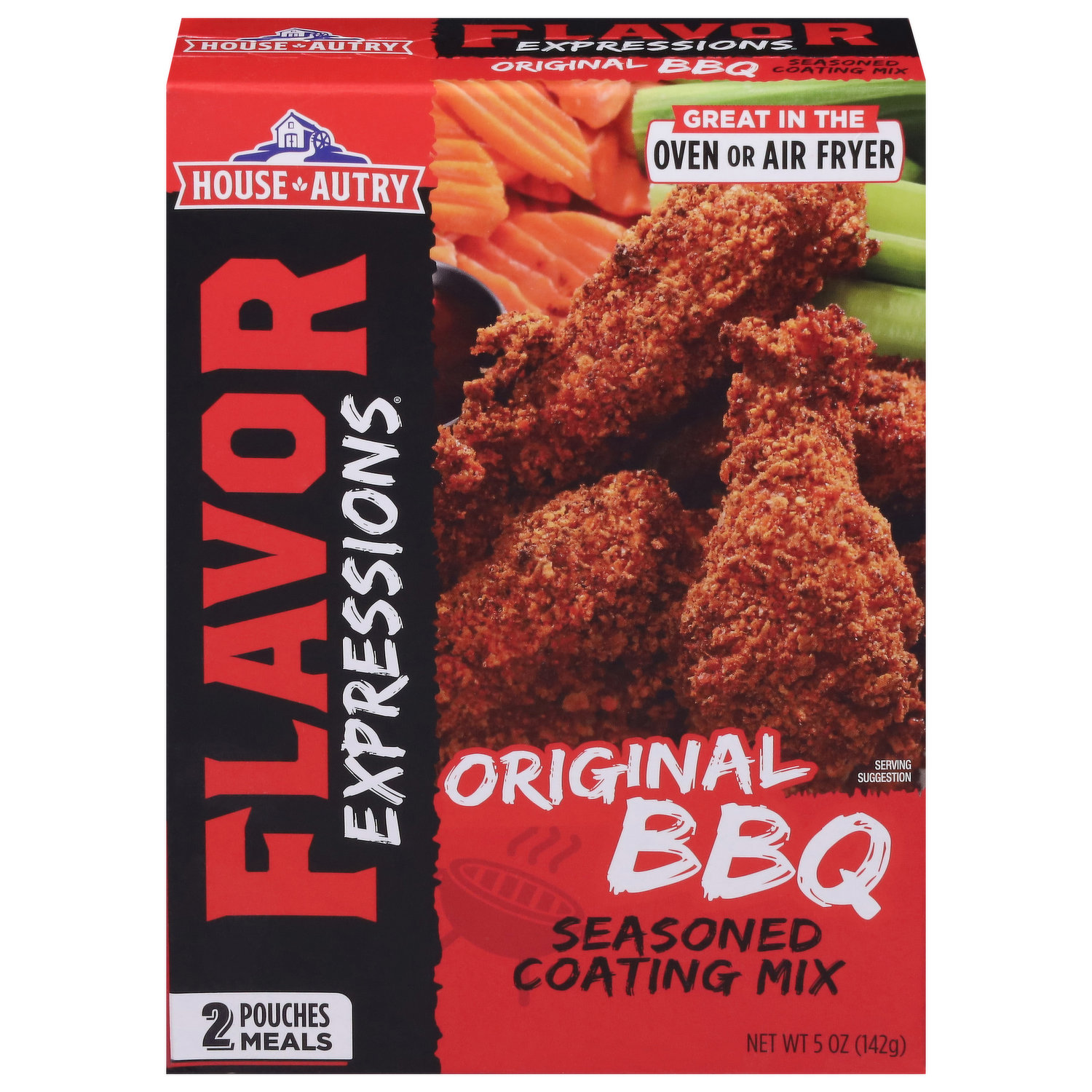 Oven Fry Seasoned Coating Mix, Extra Crispy Chicken, 4.2-Ounce Boxes (Pack  of 10)