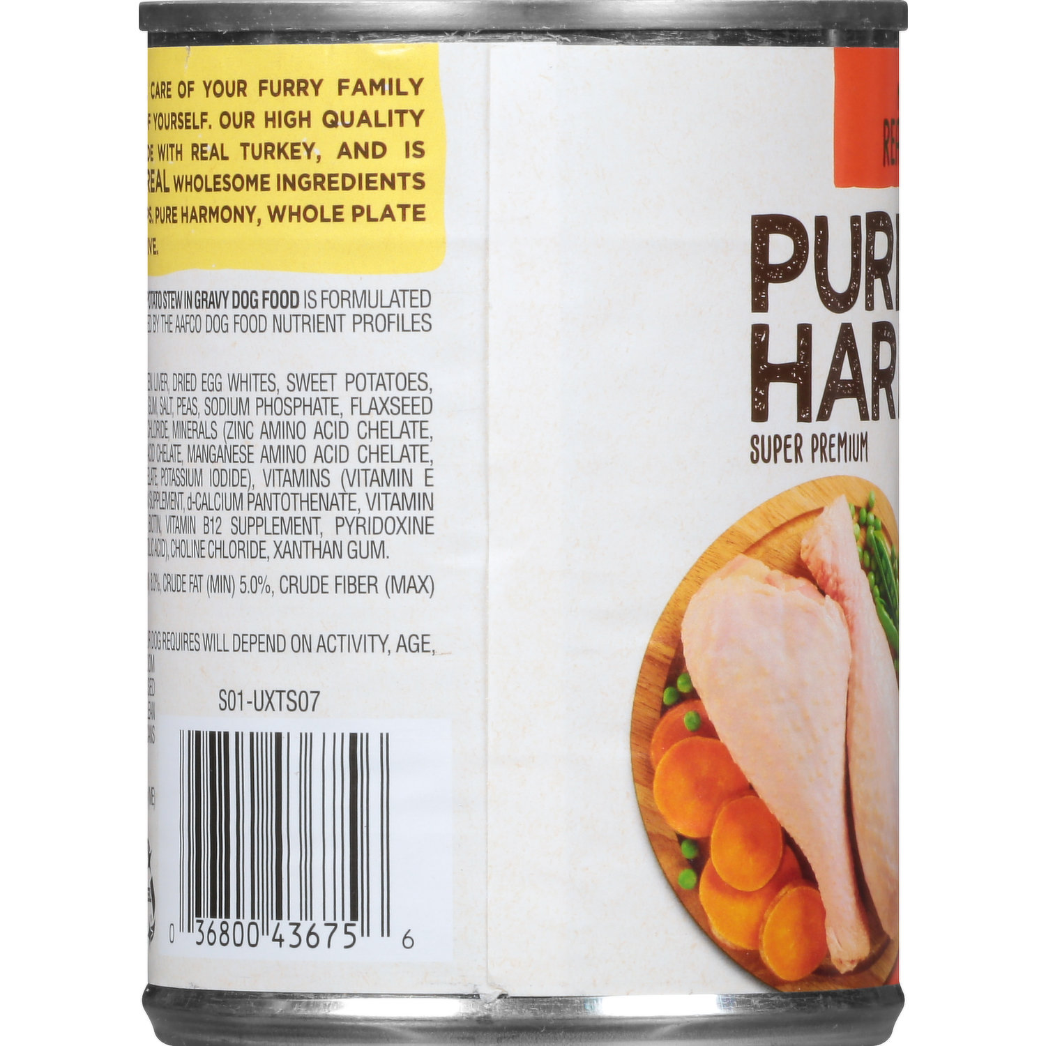 Pure Harmony Super Premium Chicken, Barley & Pea Recipe Dog Food