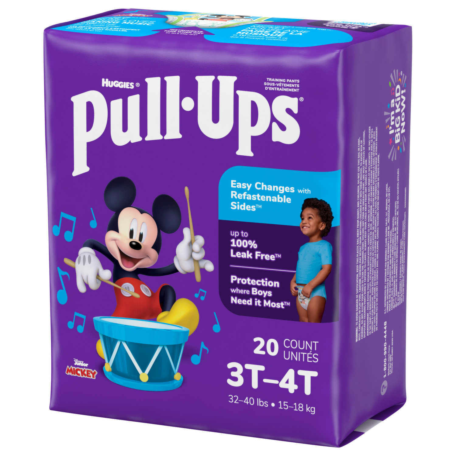 Pull-Ups Training Pants, Disney Junior Mickey, 4T-5T (38-50 lbs) - King  Kullen