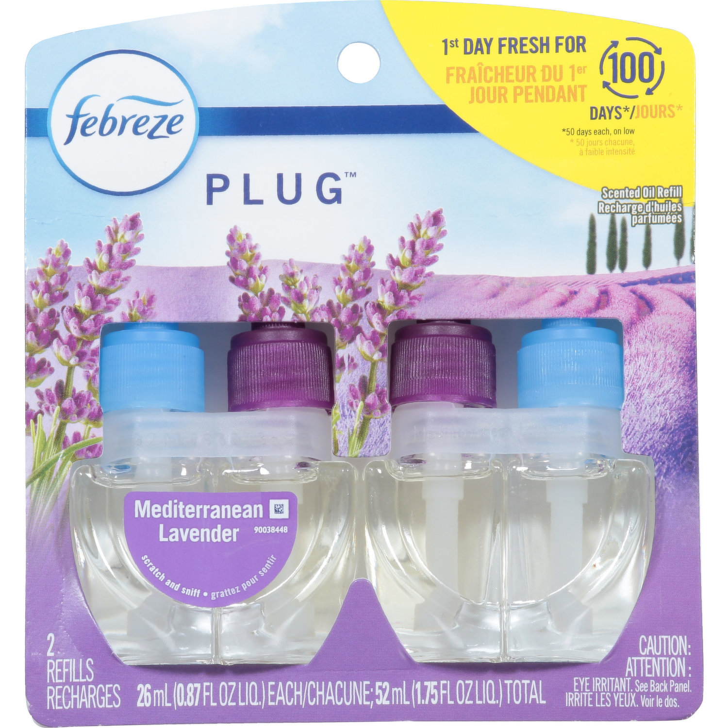 Save on Febreze Plug Mediterranean Lavender Scented Oil Refill