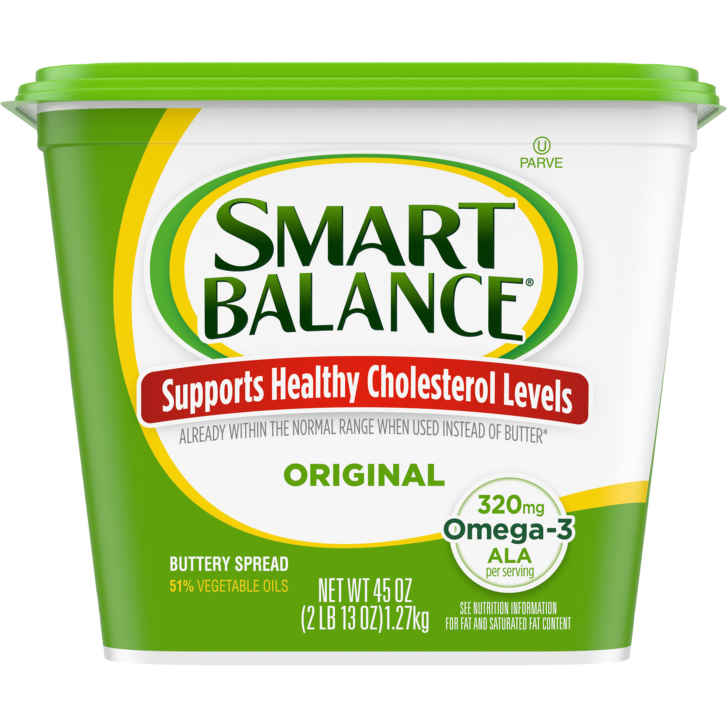 Diet info for Smart Balance Original 67% Butter Spread, 15 oz - Spoonful
