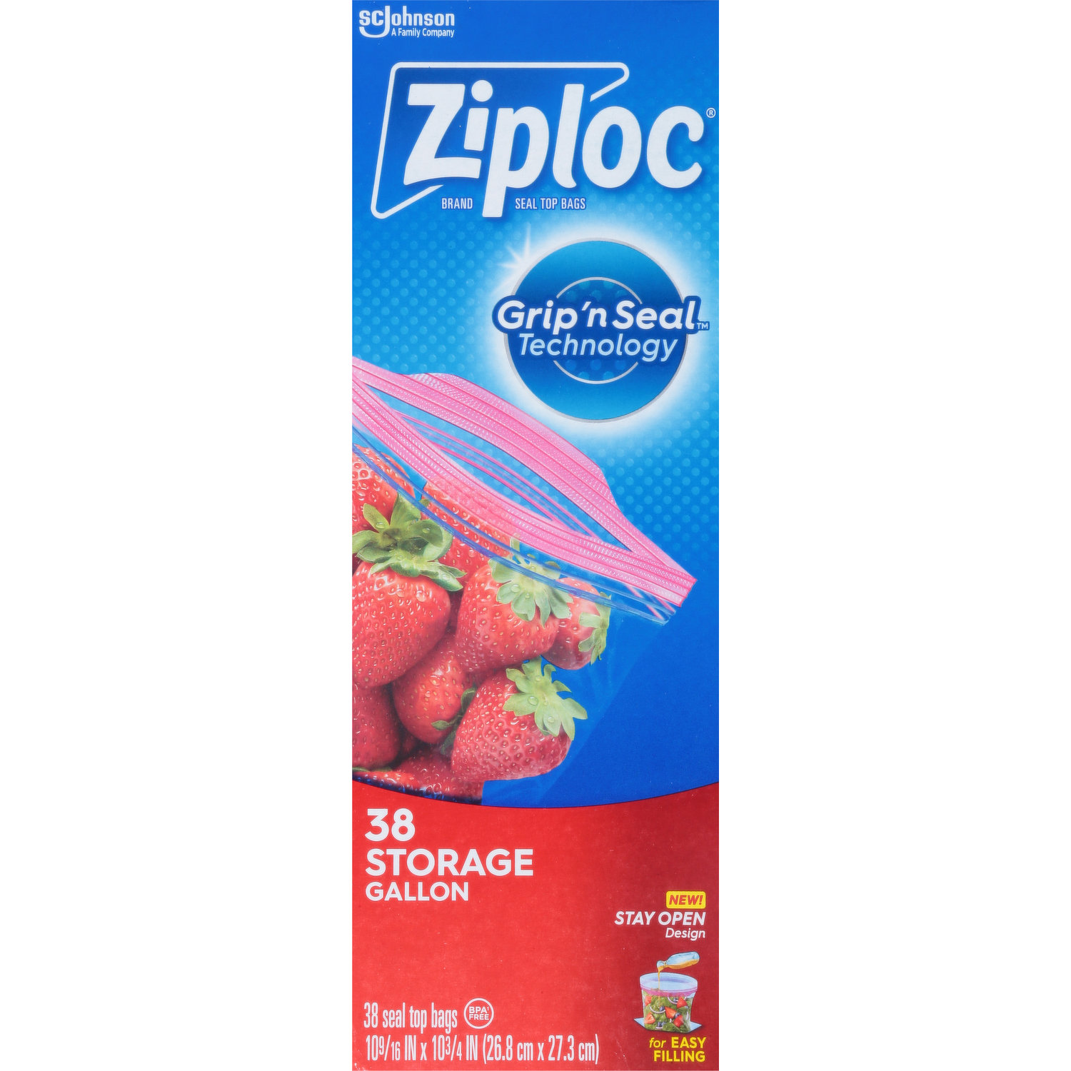 Order Ziploc Seal Top Quart Storage Bags