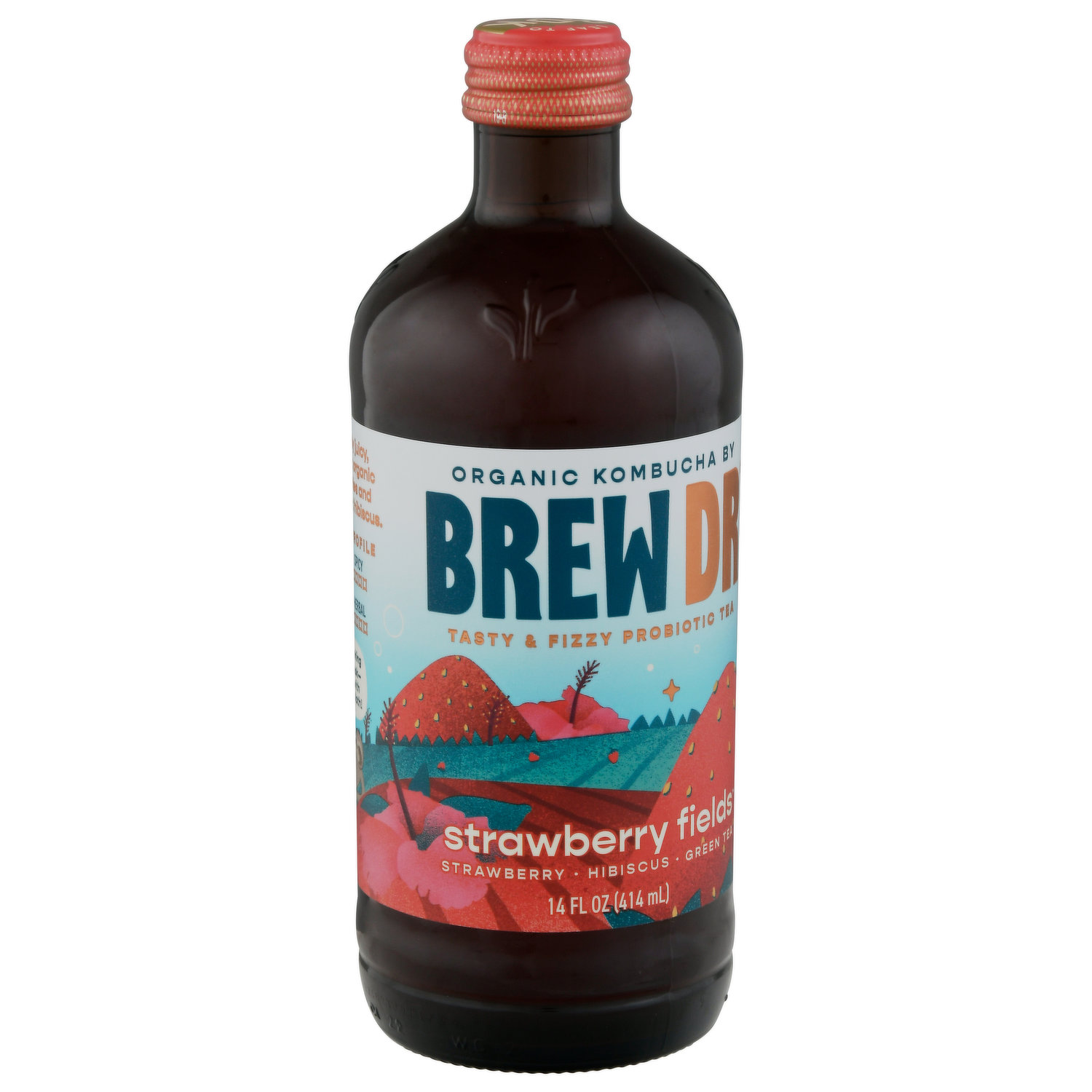 Brew Dr. Kombucha Organic Strawberry Fields King Kullen