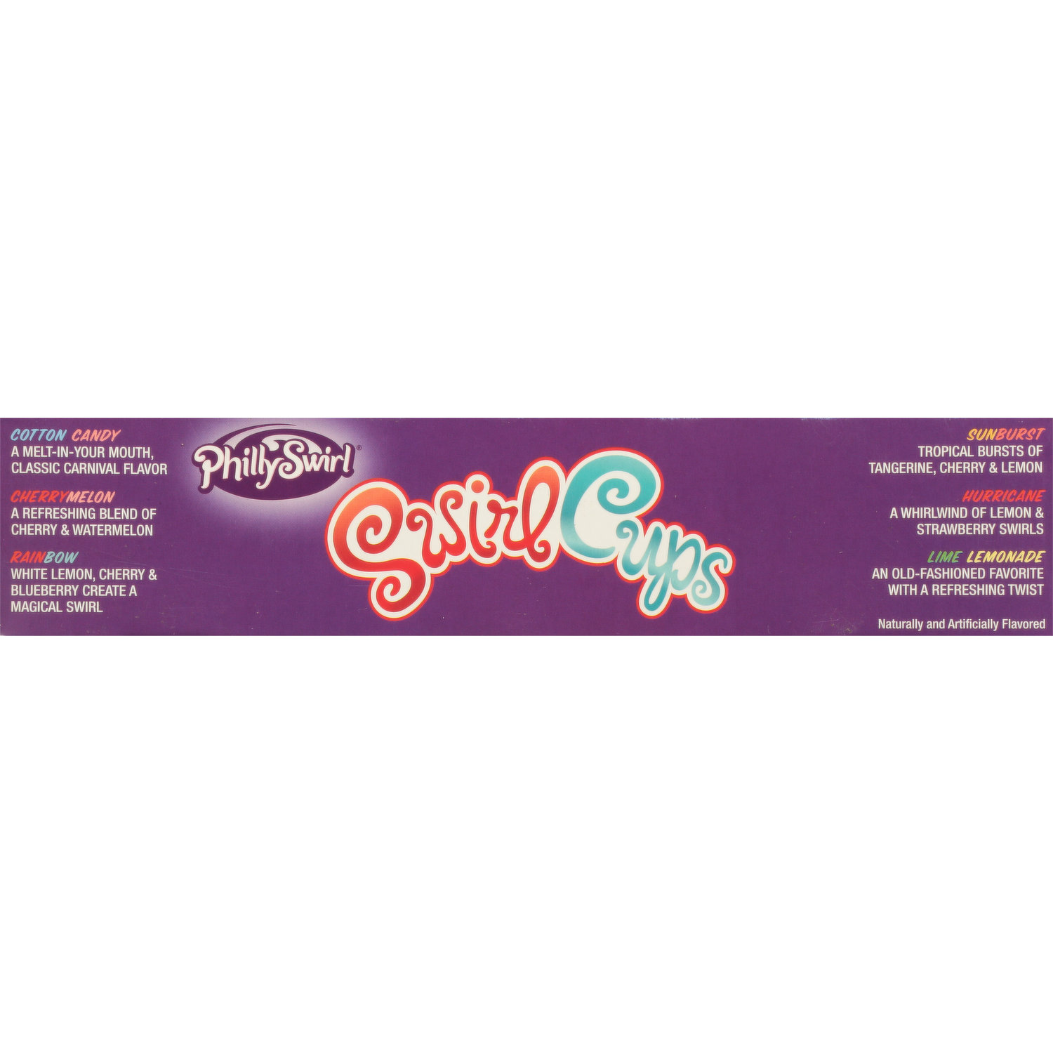 PhillySwirl Swirl Cups Original Assorted Flavors - 6 ct