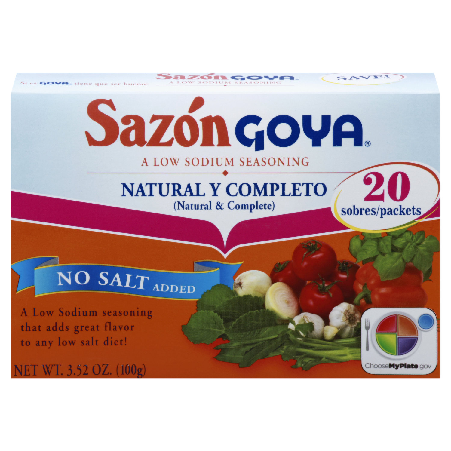 Goya Foods Reduced Sodium Salt, 23 Ounce (Pack of 12)