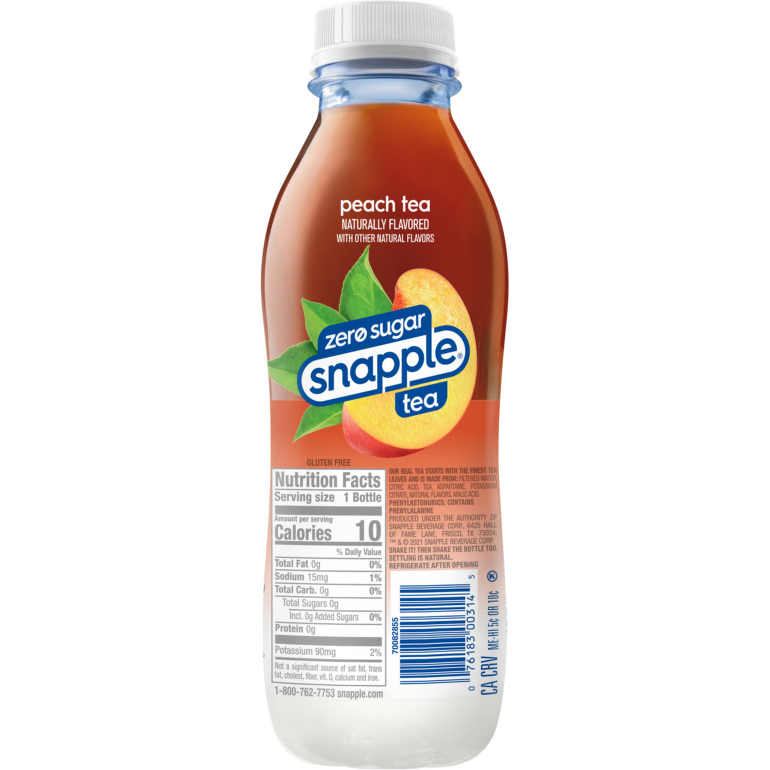 SNAPPLE DIET PEACH TEA - Crescent Crown Distributing