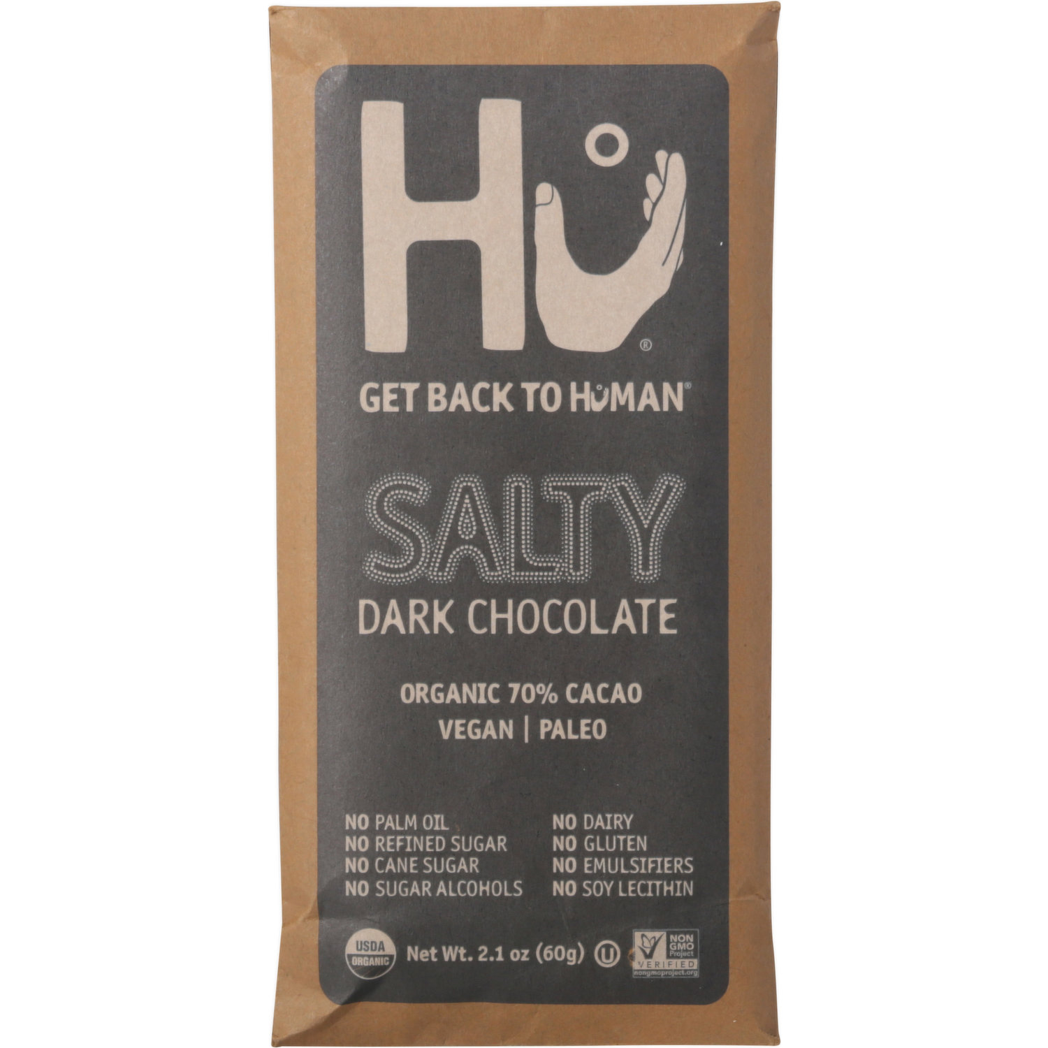 Hu Crunchy Mint Dark Chocolate - 2.1oz : Target