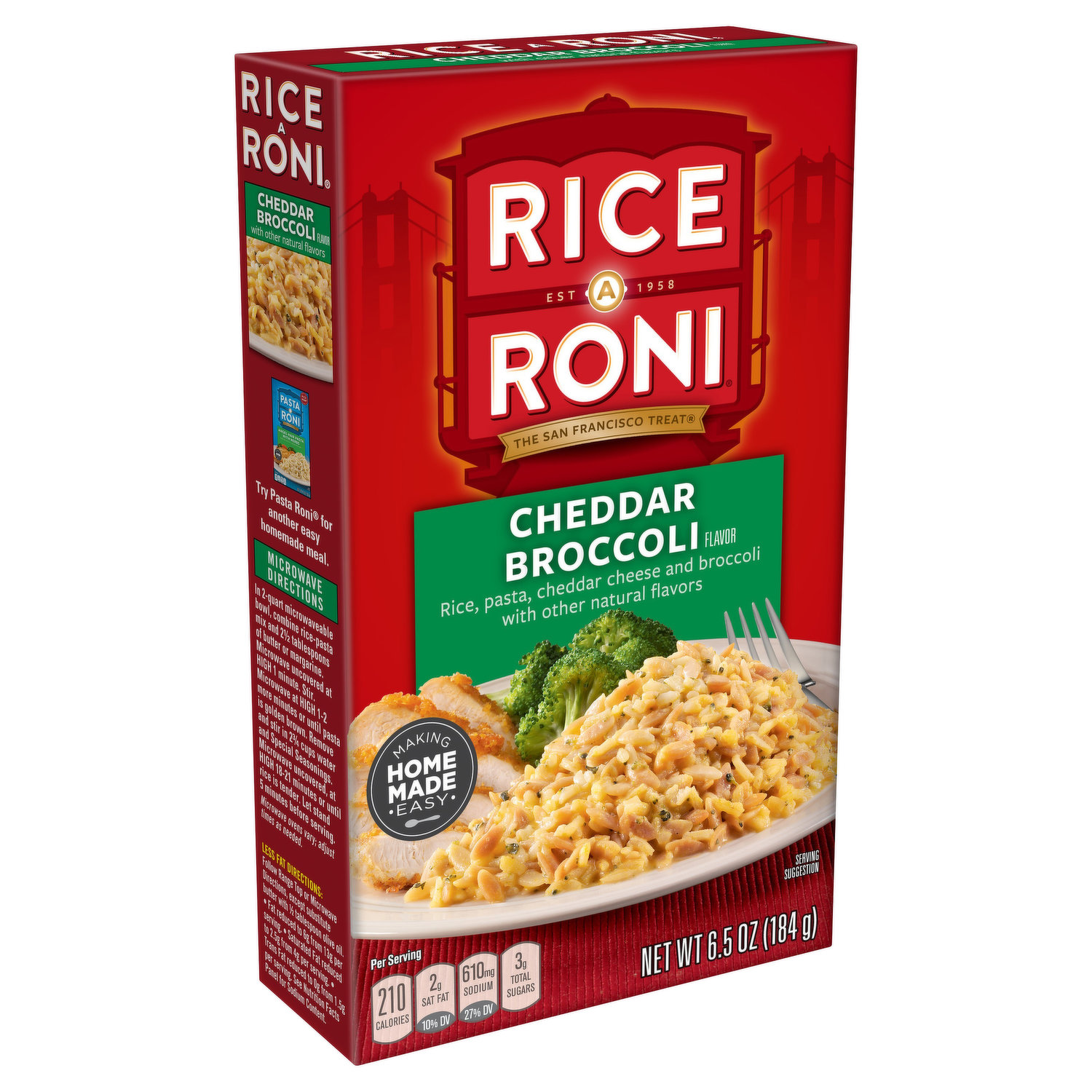 Rice-A-Roni Cheddar Broccoli Flavor Rice Cup, 2.11 oz - Kroger