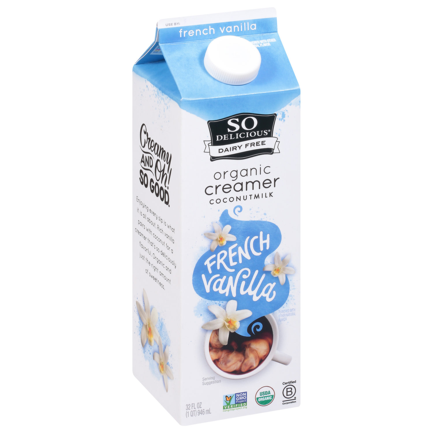 Silk French Vanilla Dairy-Free Soy Creamer, 16 fl oz - Jay C Food Stores
