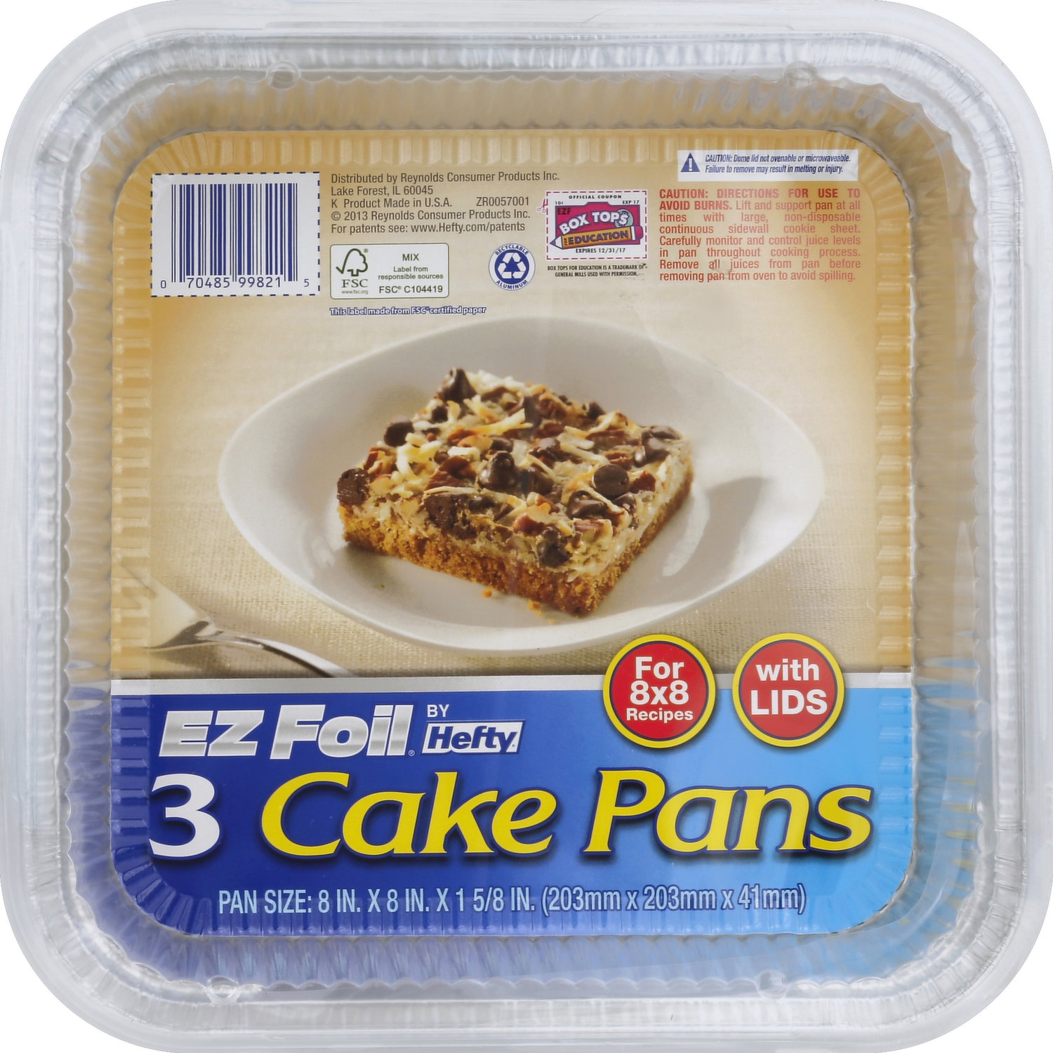 EZ Foil All Purpose Pan, with Lids