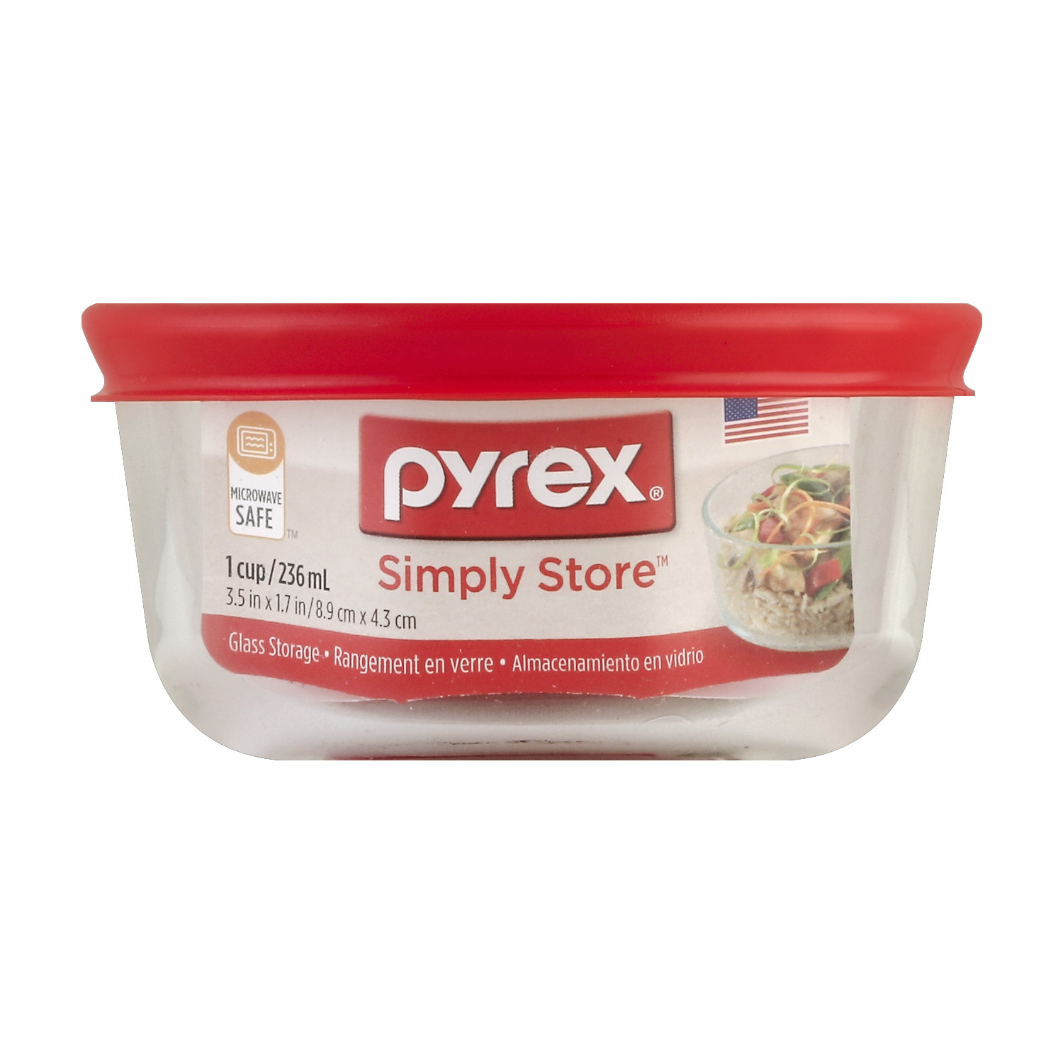 Pyrex Simply Store Glass Storage, 250ml