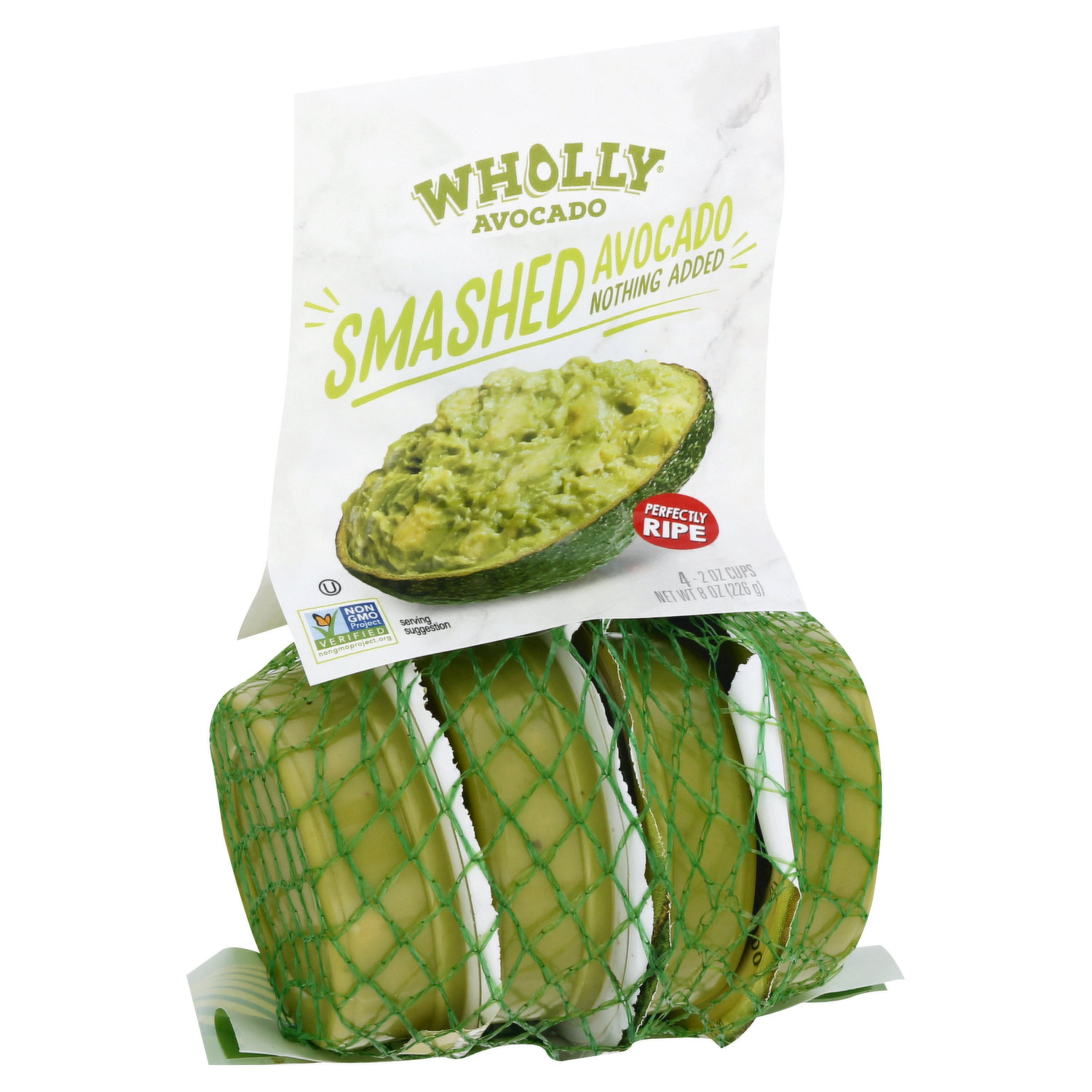 Wholly Organic Smashed Avocado, 2 oz, 16 ct