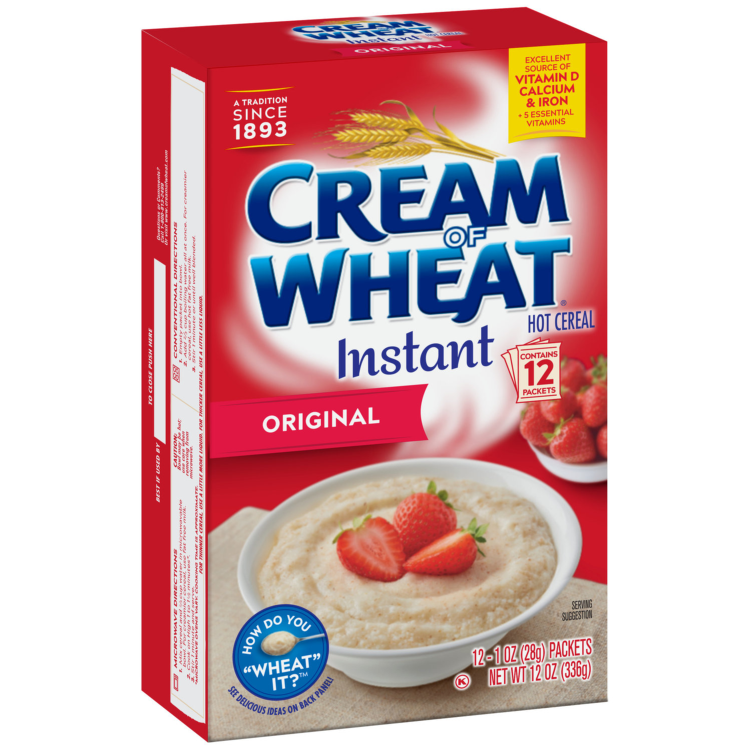 Cream of WheatÂ® Original Instant Hot Cereal 12-1 oz. Packets