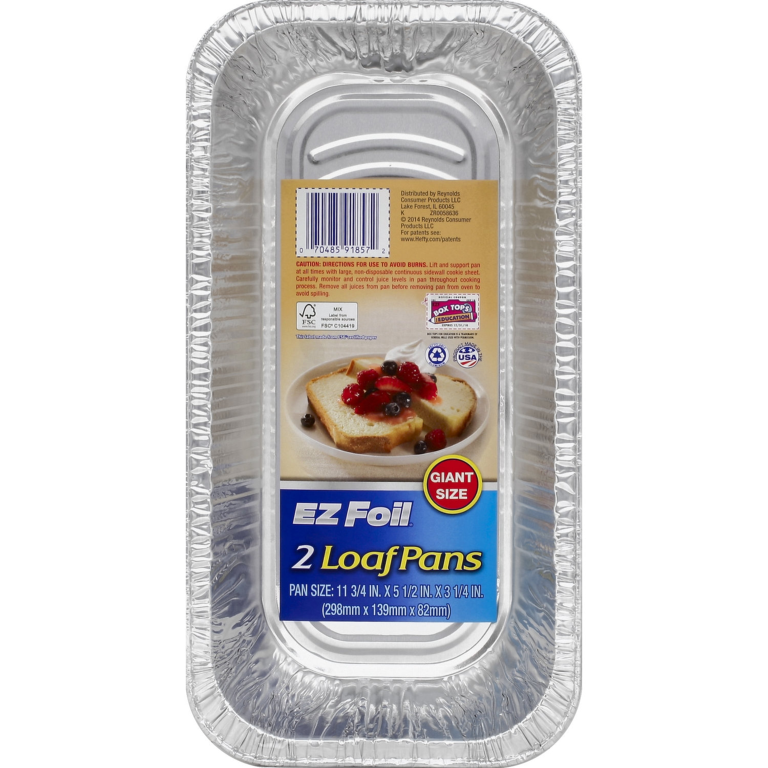 EZ Foil All Purpose Pan, with Lids