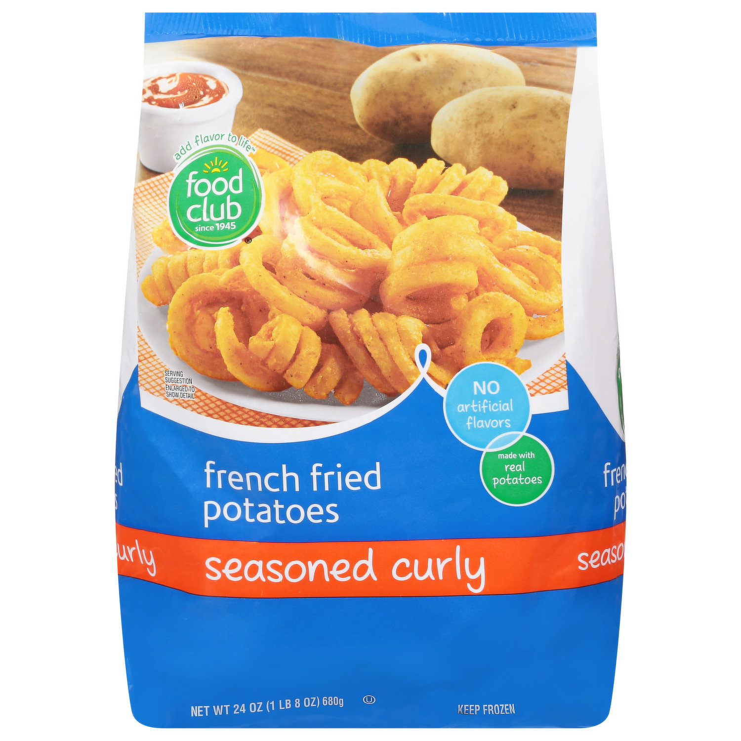 Kroger Crinkle Cut French Fries Bag 32 oz