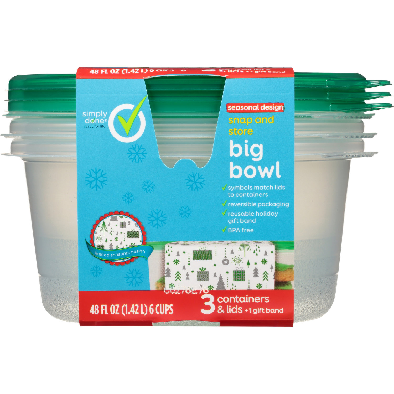 48 oz. Big Bowl Food Storage Containers