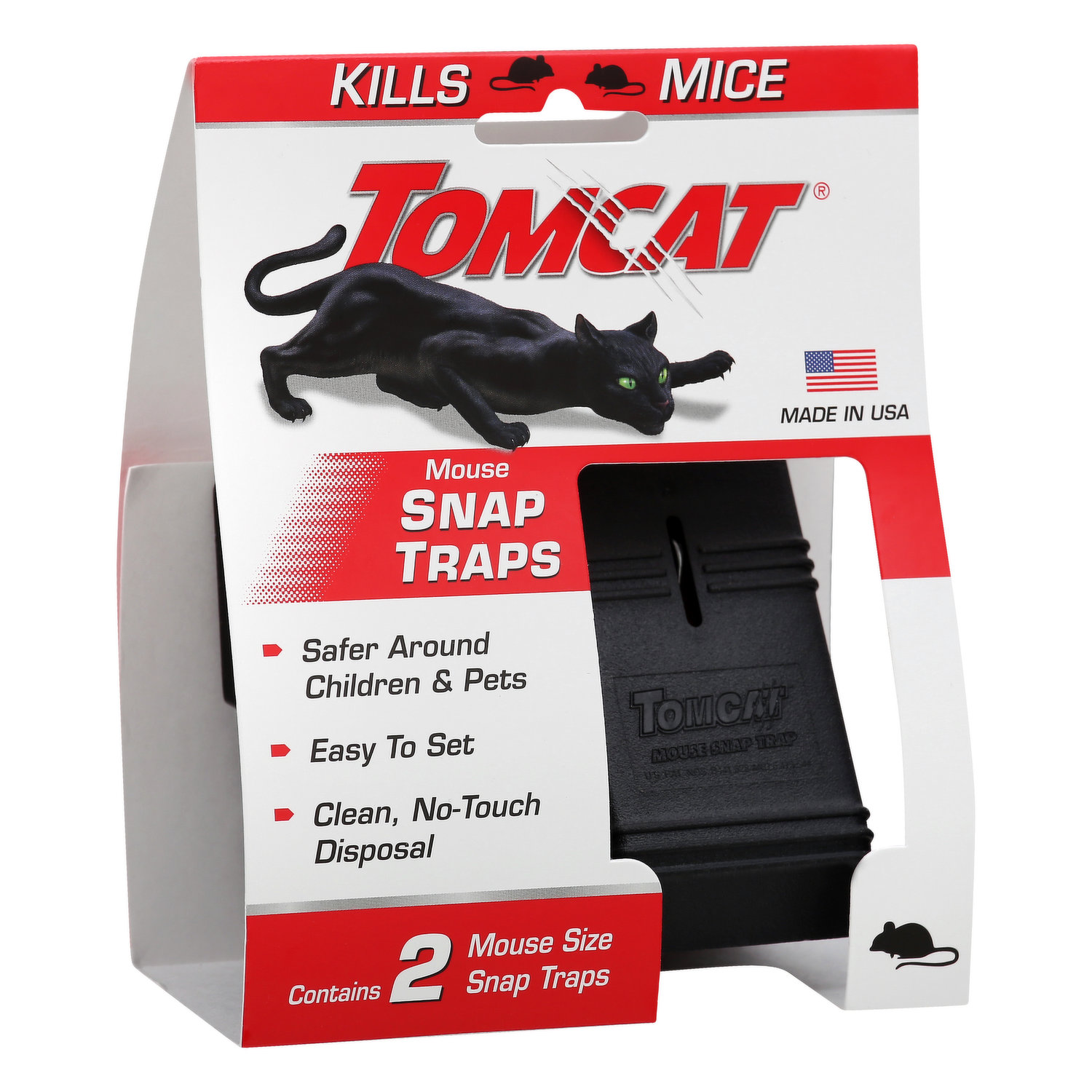 Tomcat Mouse Snap Traps 2-Pack