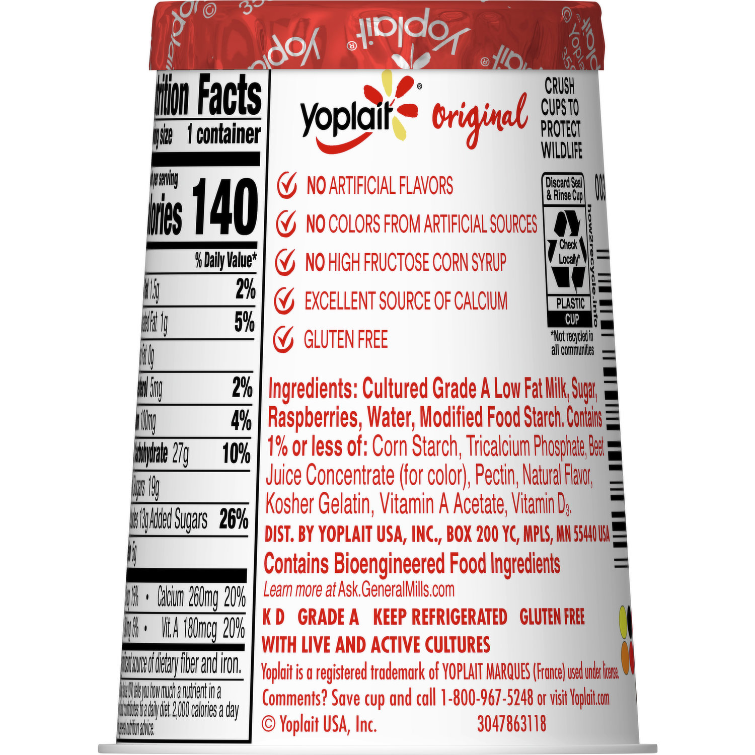 yogur natural 120g, pk-4