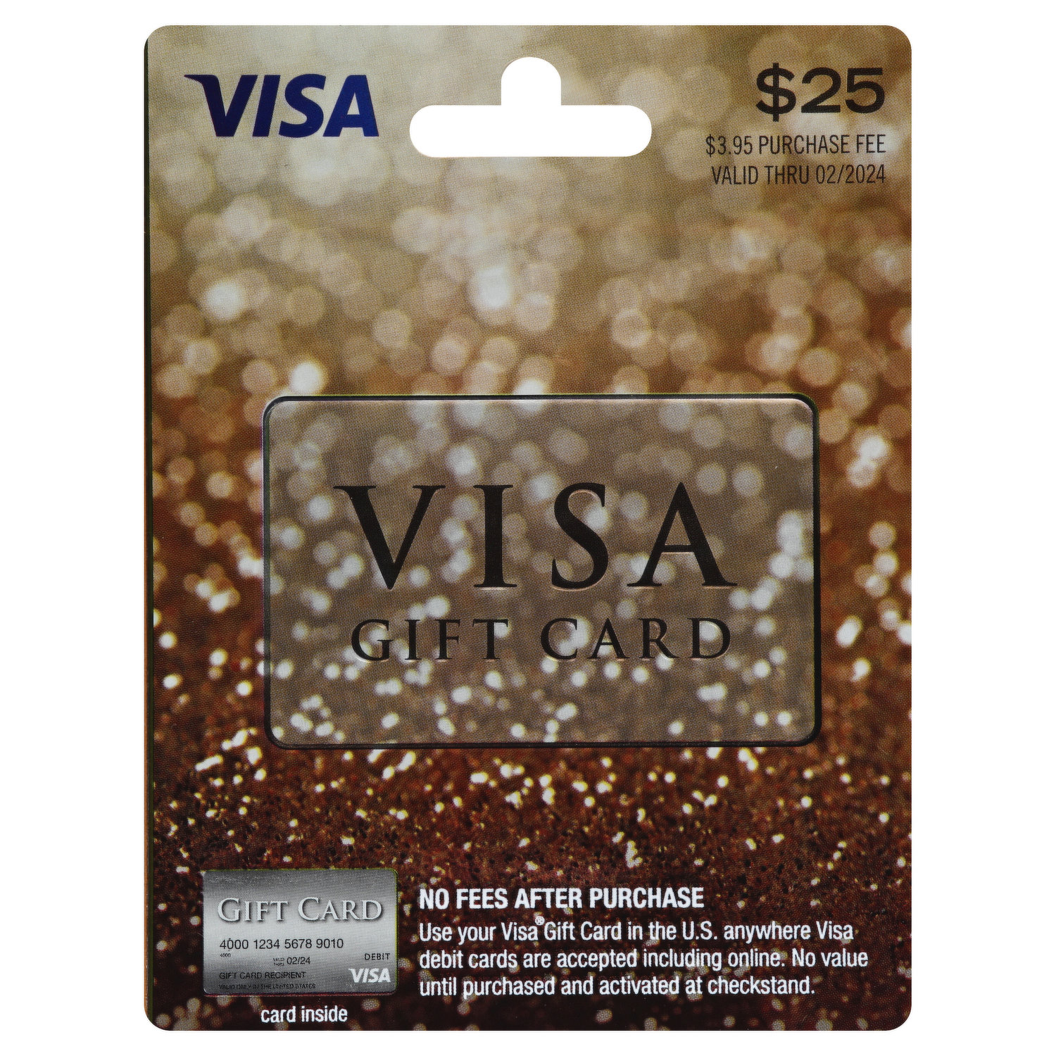 Visa® Virtual Gift Card, Buy a code from $25