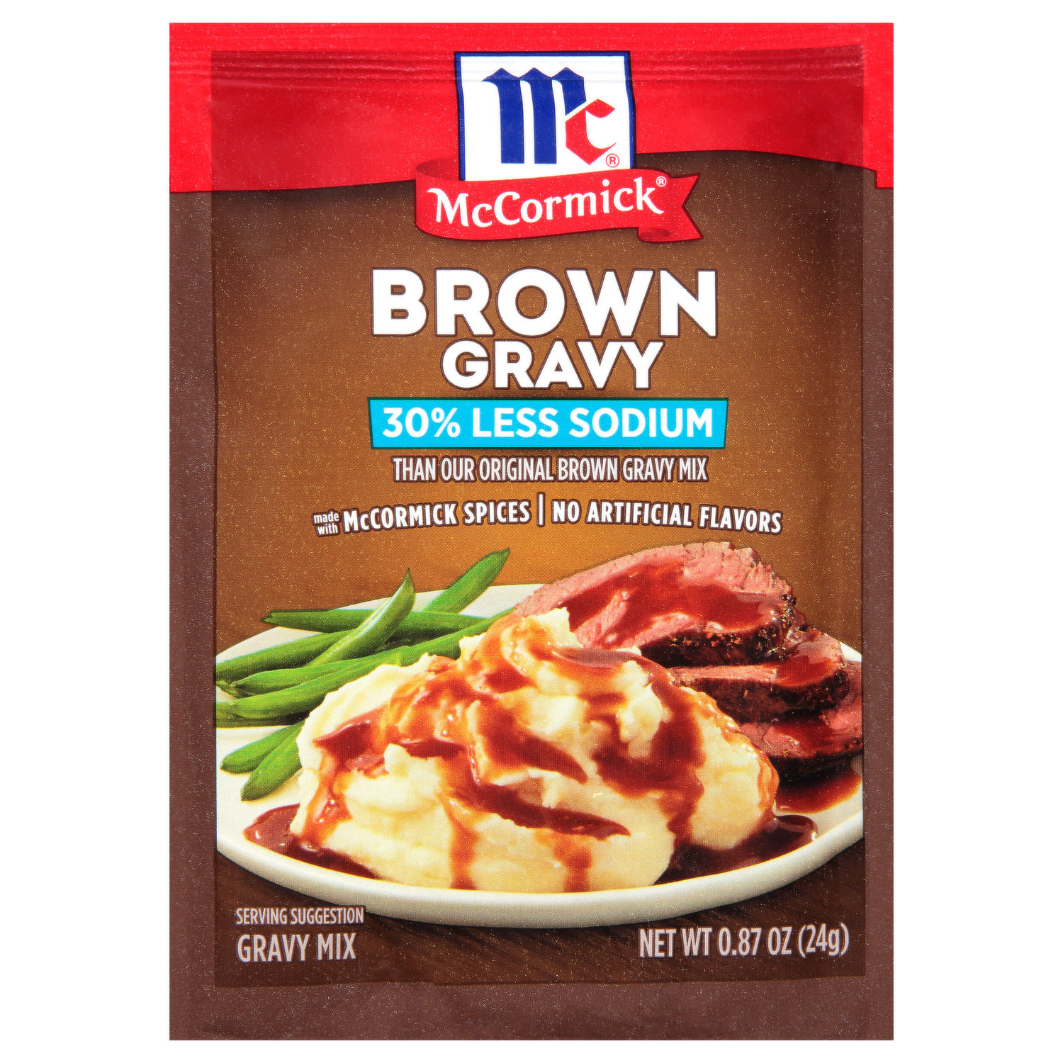 McCormick Meat Marinade Seasoning Mix, 1.12 oz, Gravy