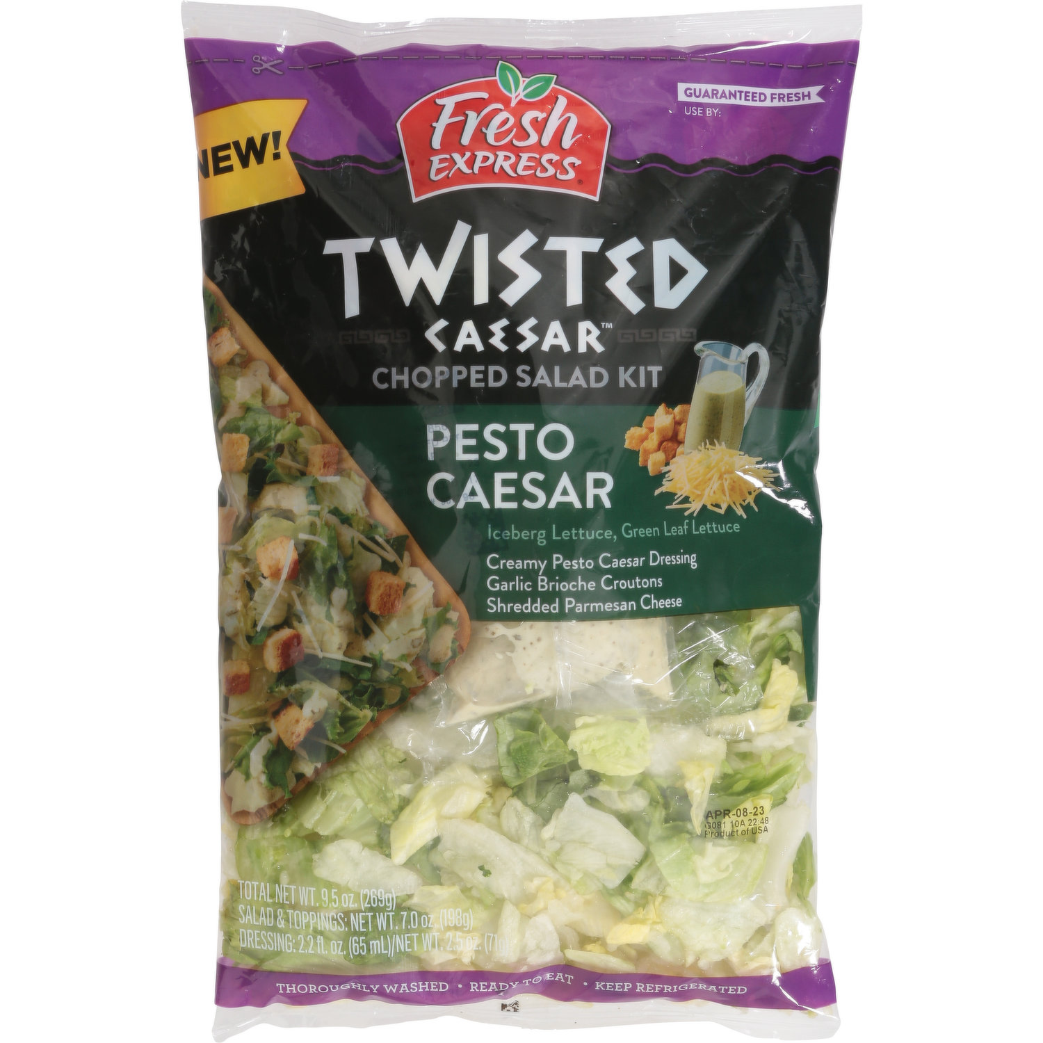 Caesar Salad Tea Towel - Box of 4