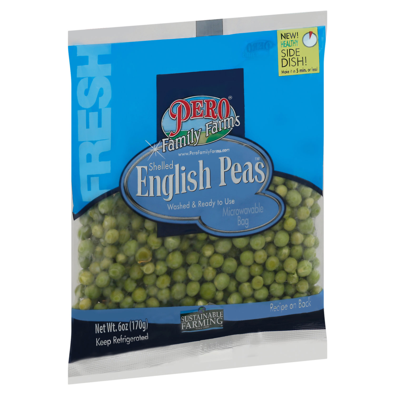 Pero Family Farms English Peas, Shelled