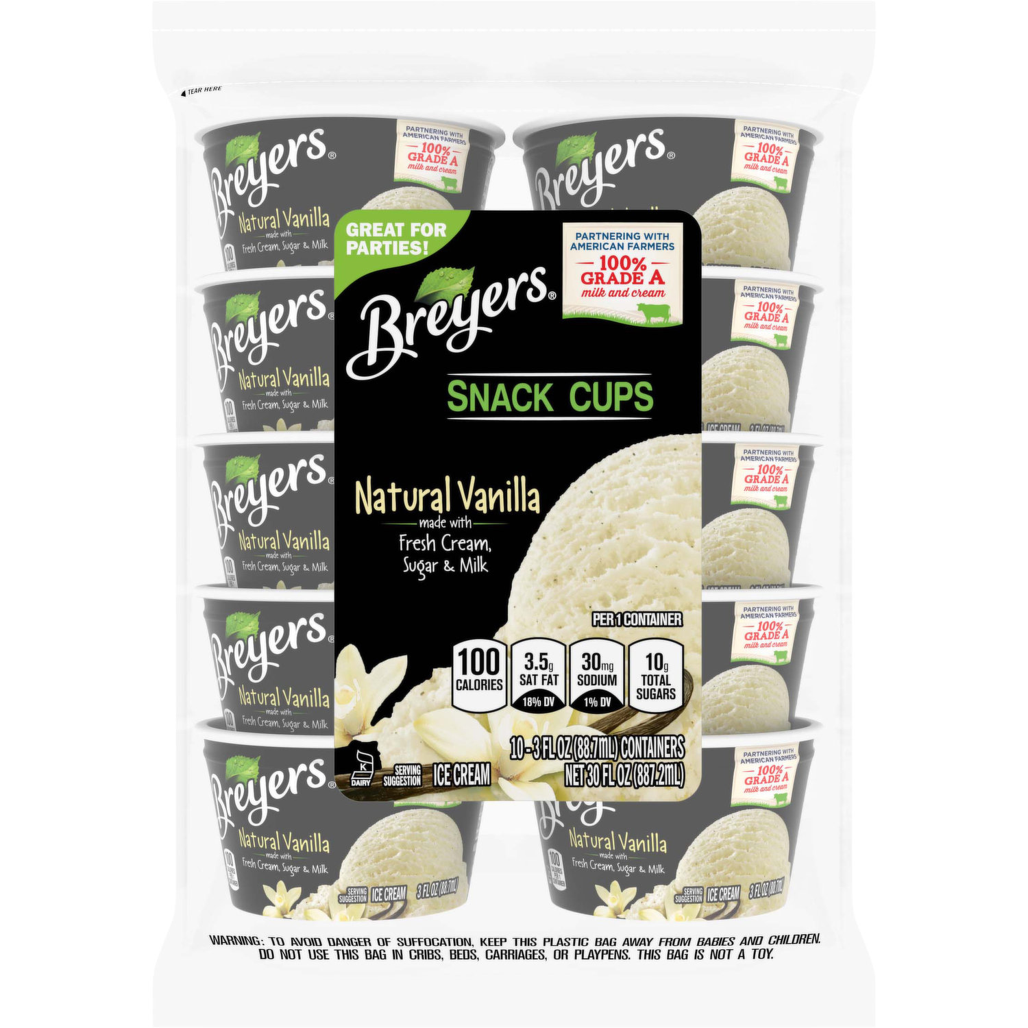 Breyers Now Sells 80-Calorie Mini Tubs Of Ice Cream That Taste Like  Birthday Cake