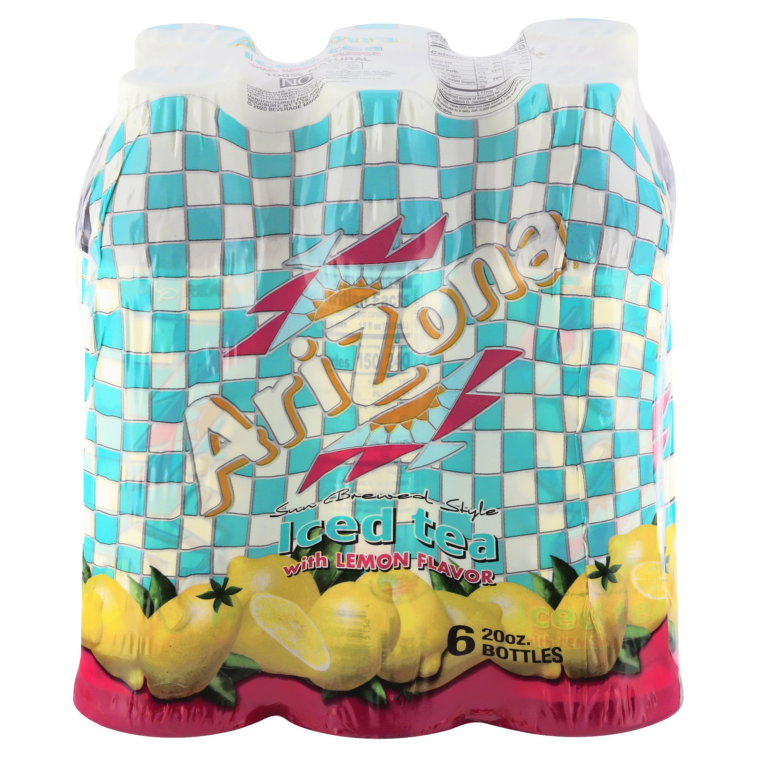 AriZona Iced Tea, with Lemon Flavor, Sun Brewed Style - King Kullen