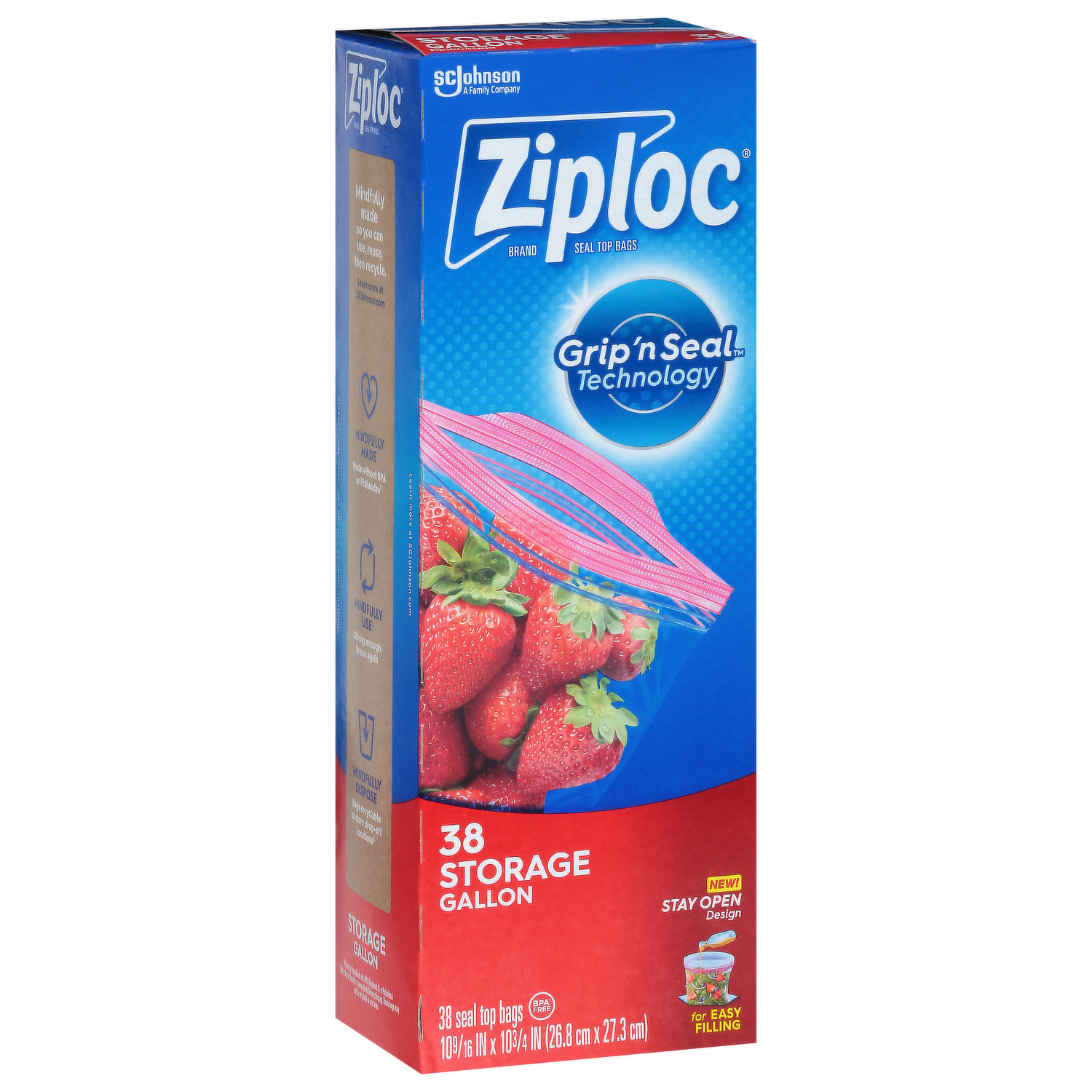 Ziploc Storage Quart Bags