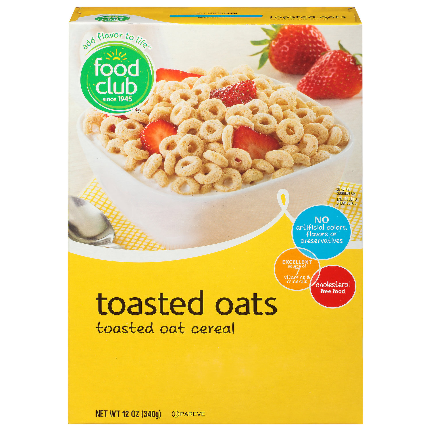 Hospitality Toasted Oats Cereal, 18.2 oz 