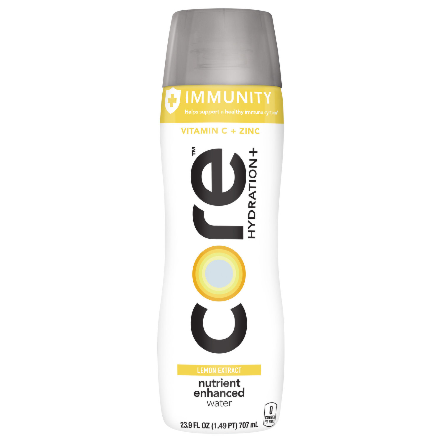 Core Hydration Water, Nutrient Enhanced, Lemon Extract