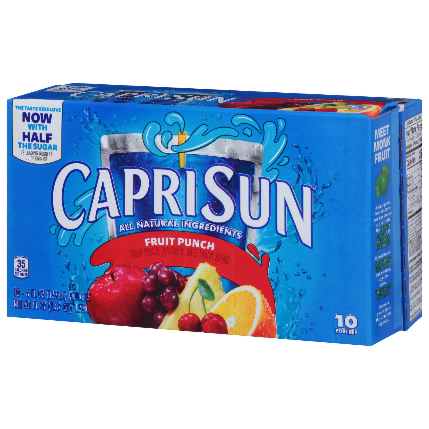 Capri Sun Juice Drink Blend, Fruit Punch - King Kullen