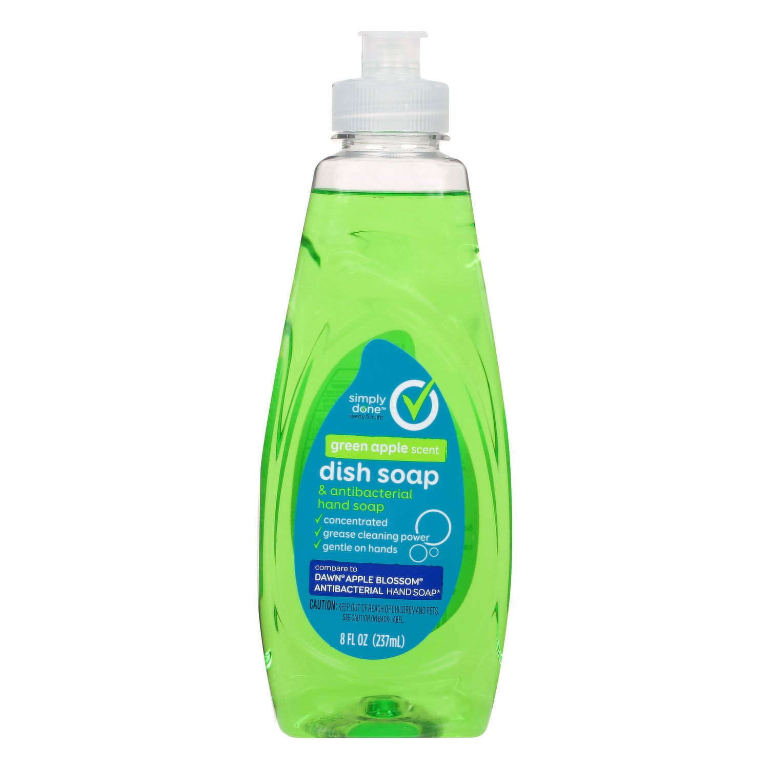 Simply Done Dish Soap & Hand Soap, Green Apple Scent