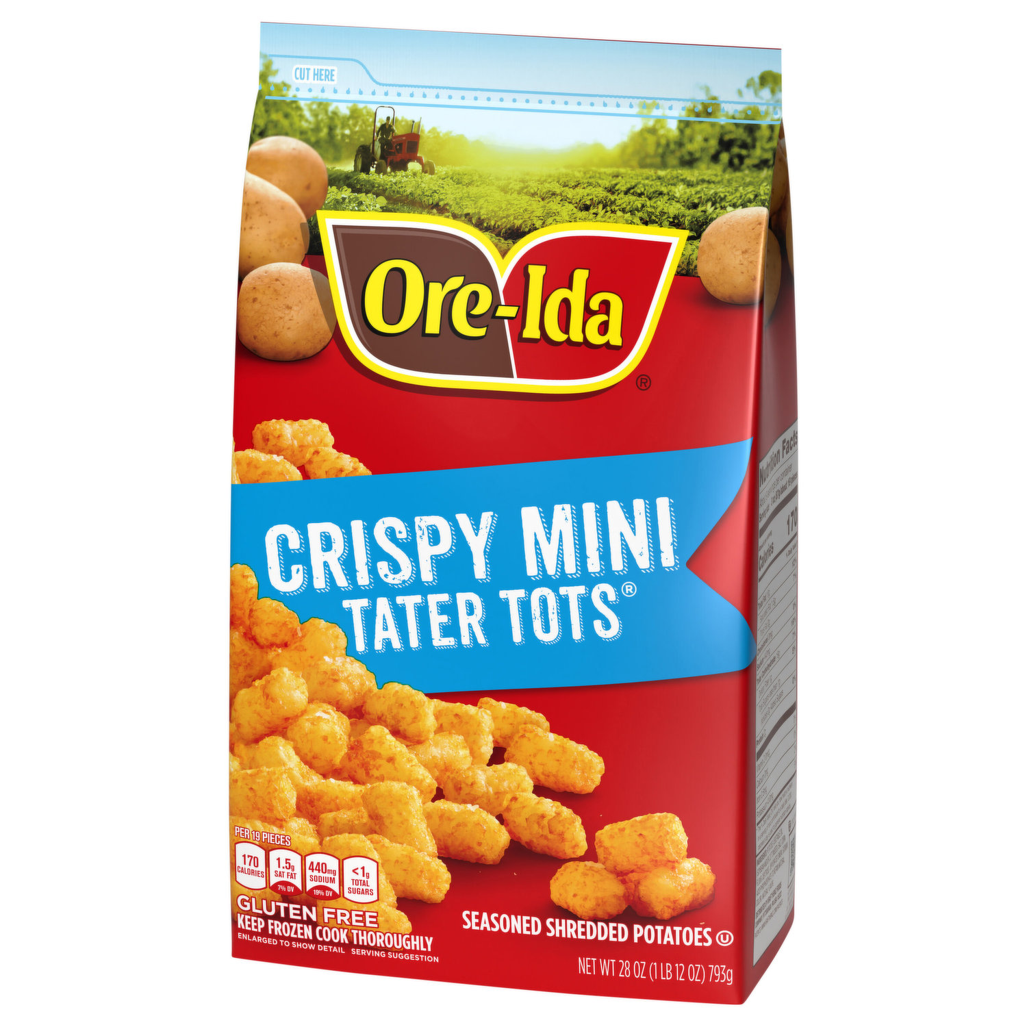  Ore-Ida Mini Tater Tots Patatas congeladas ralladas sazonadas  (bolsa de 28 onzas) : Comida Gourmet y Alimentos