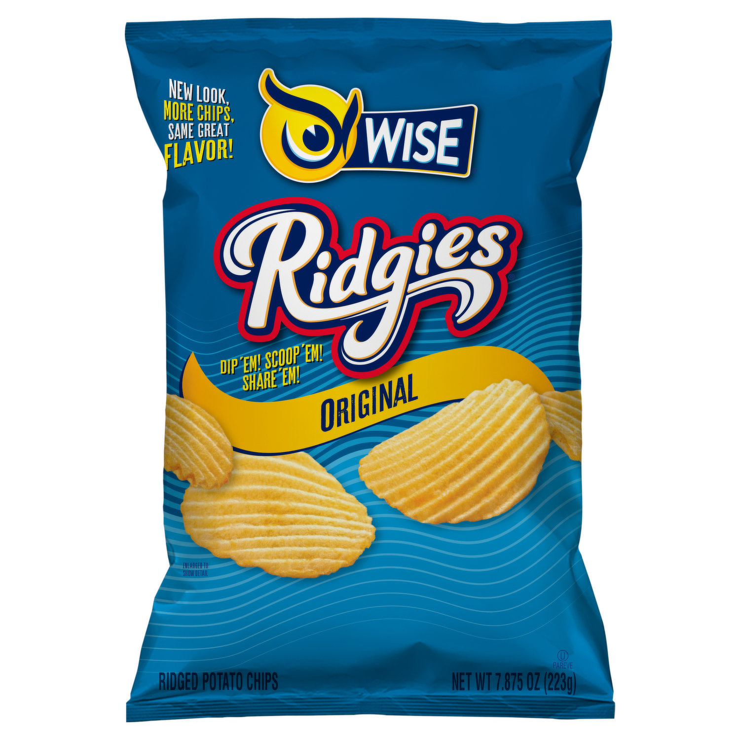 Wise Foods Golden Original Potato Chips, 3-Pack Sharing Size 7.5 oz.Bags